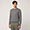 Pullover Girocollo Con Toppe Sui Gomiti, Grigio Acciaio, swatch