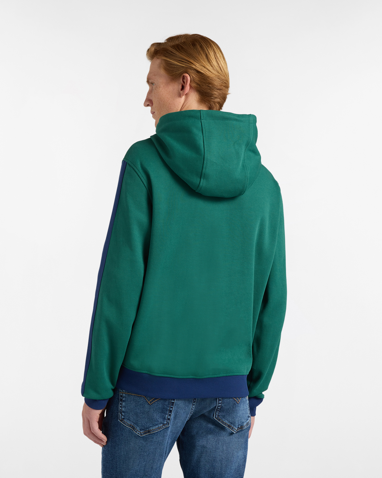 Felpa Uomo con Cappuccio in Piquet