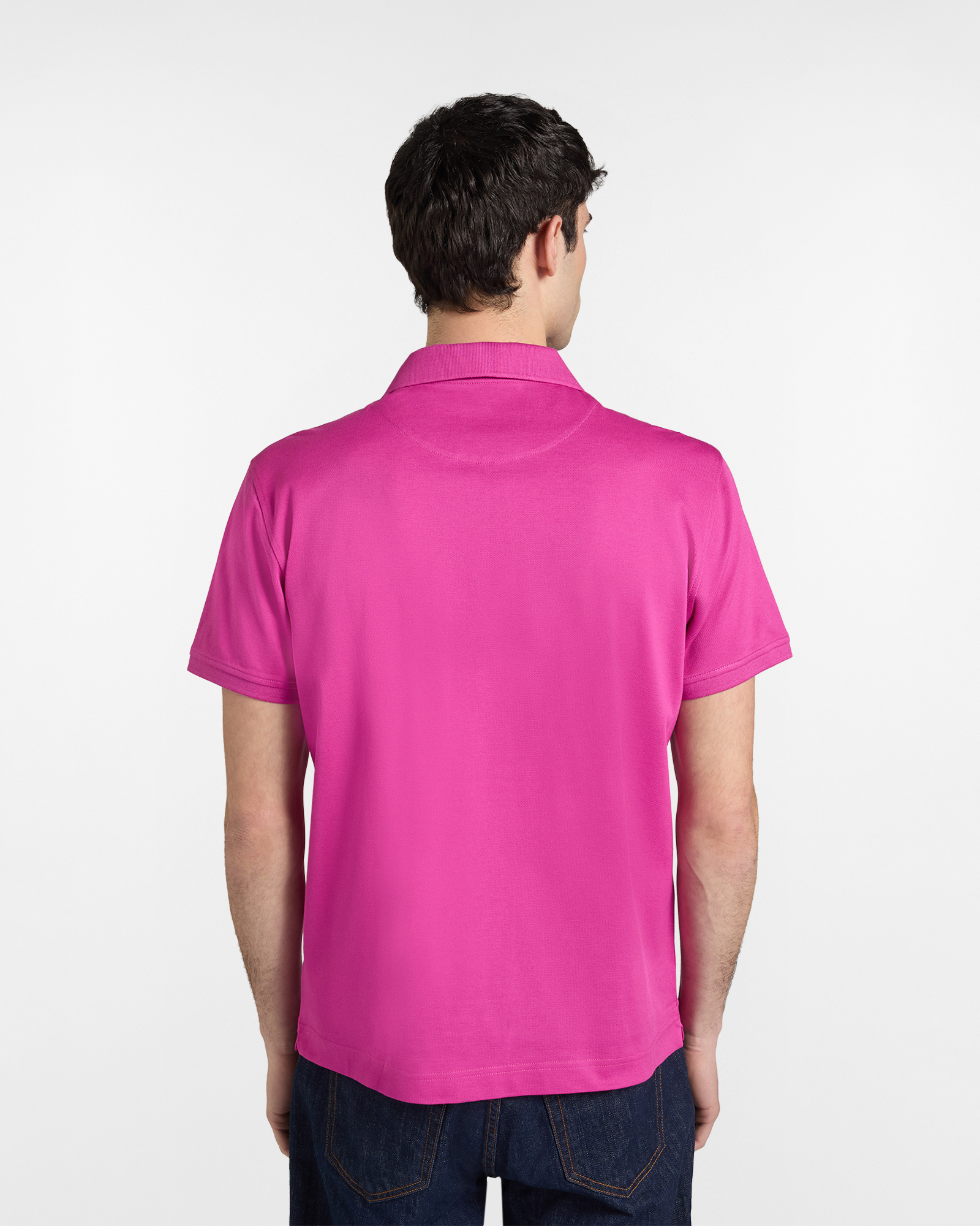 Men's basic piqu&eacute; polo shirt