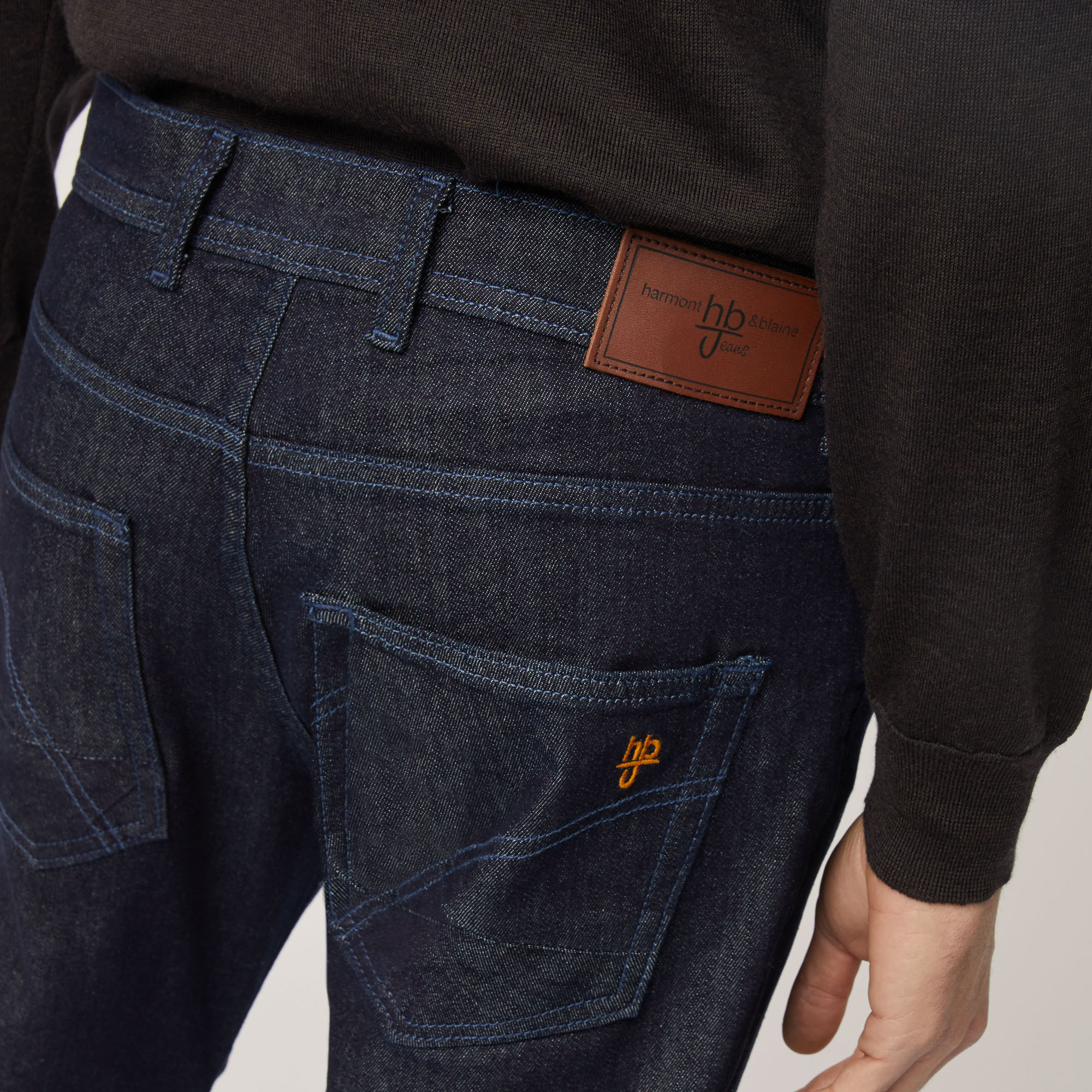 Denim Cinque Tasche Slim, Blu Denim, large image number 2