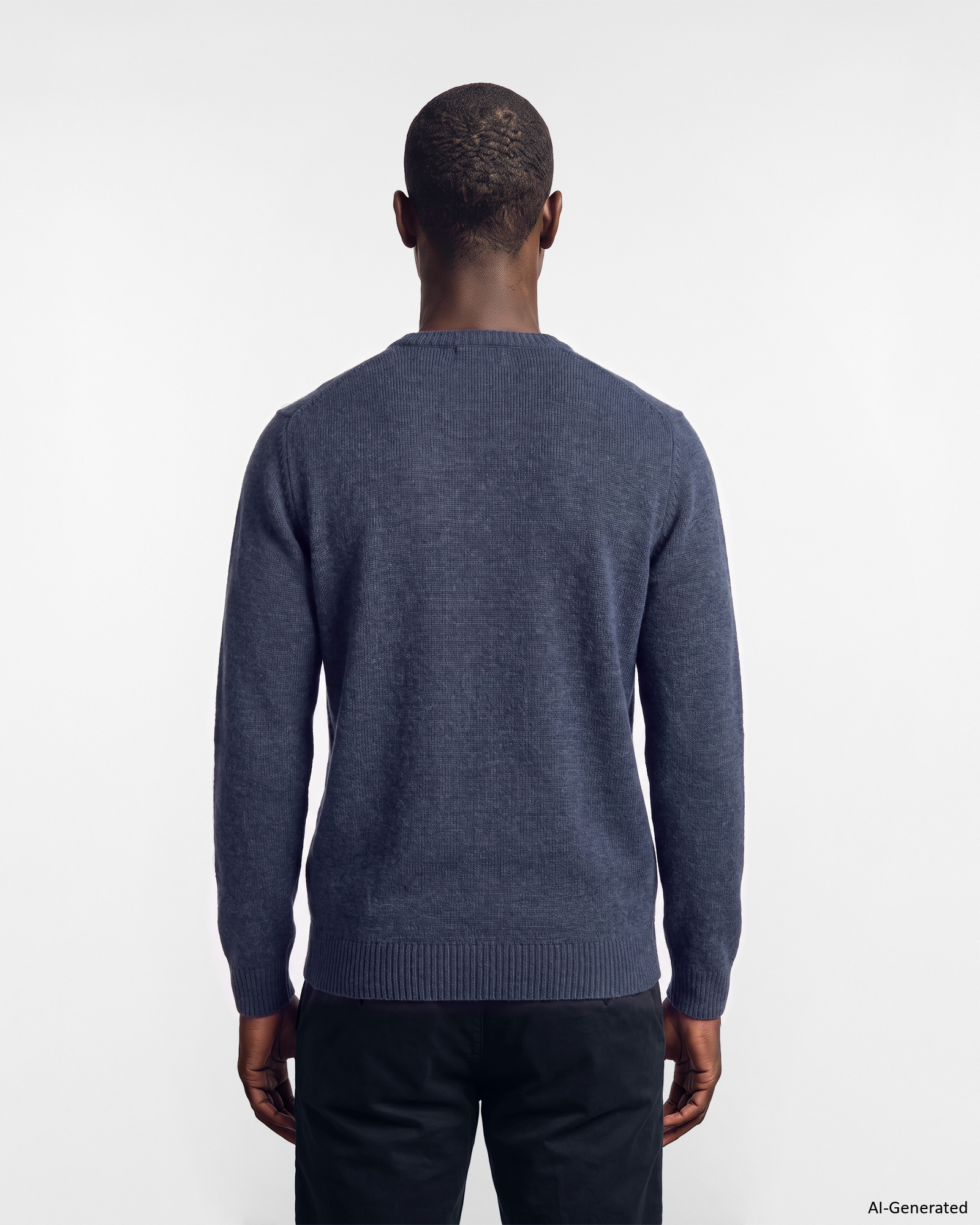 Maglia Uomo in misto lana Regular Fit Made in Italy, BLU SPORT, large
