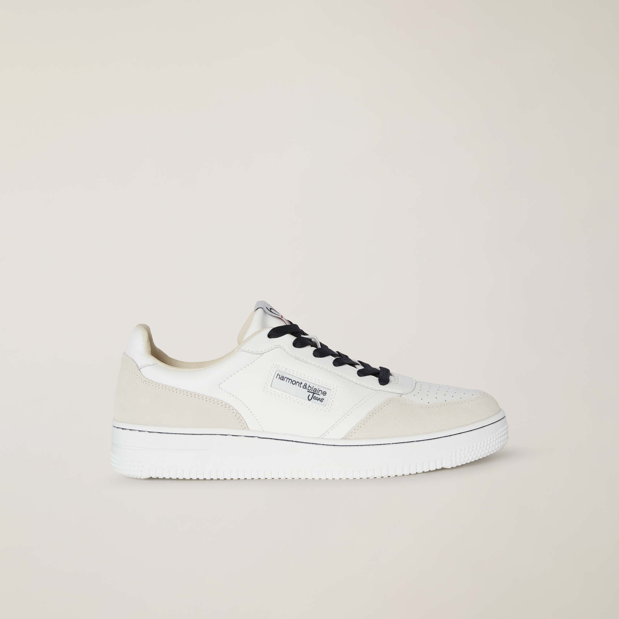 Sneakers In Pelle Con Logo