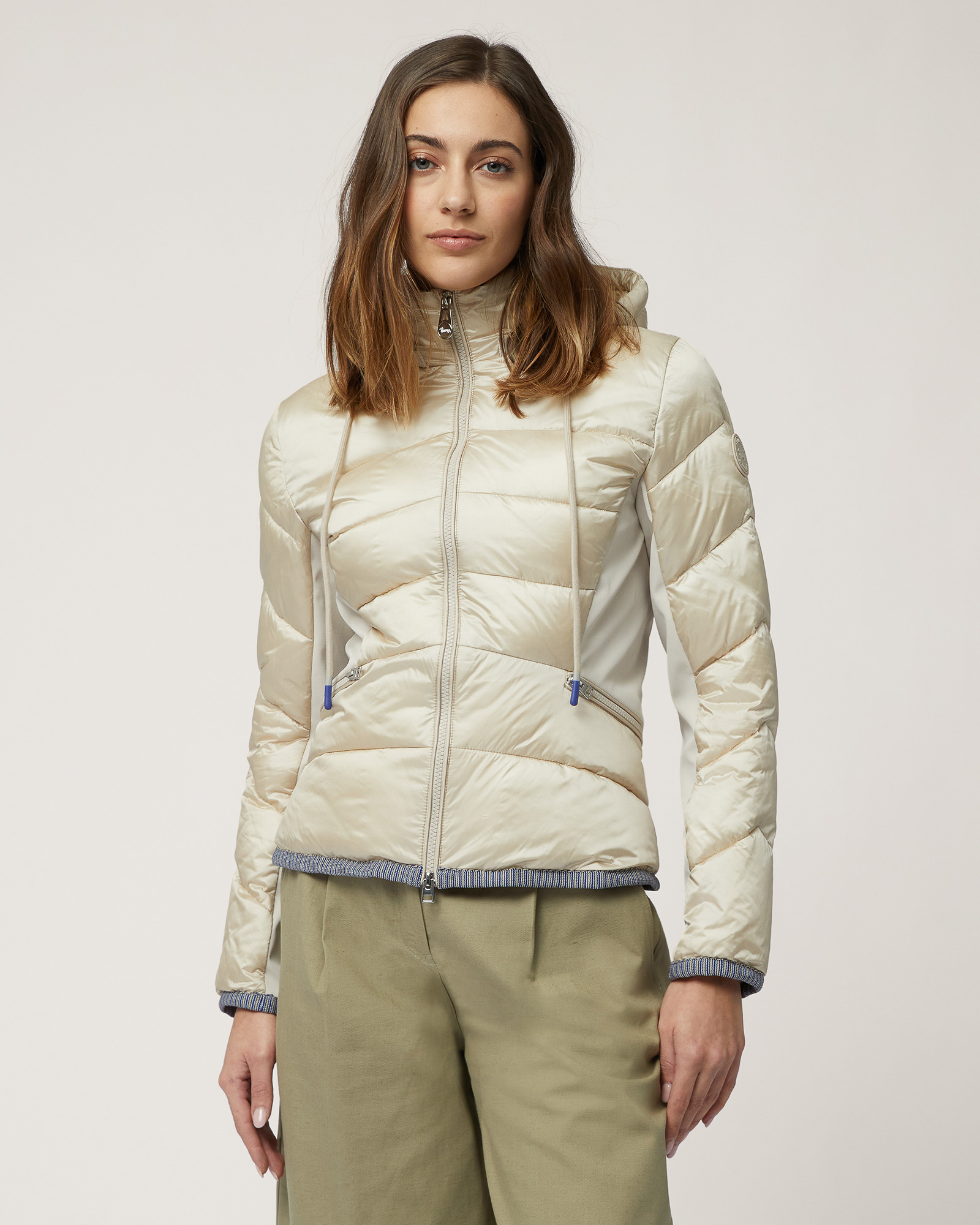 Jacket with Contrasting Trims