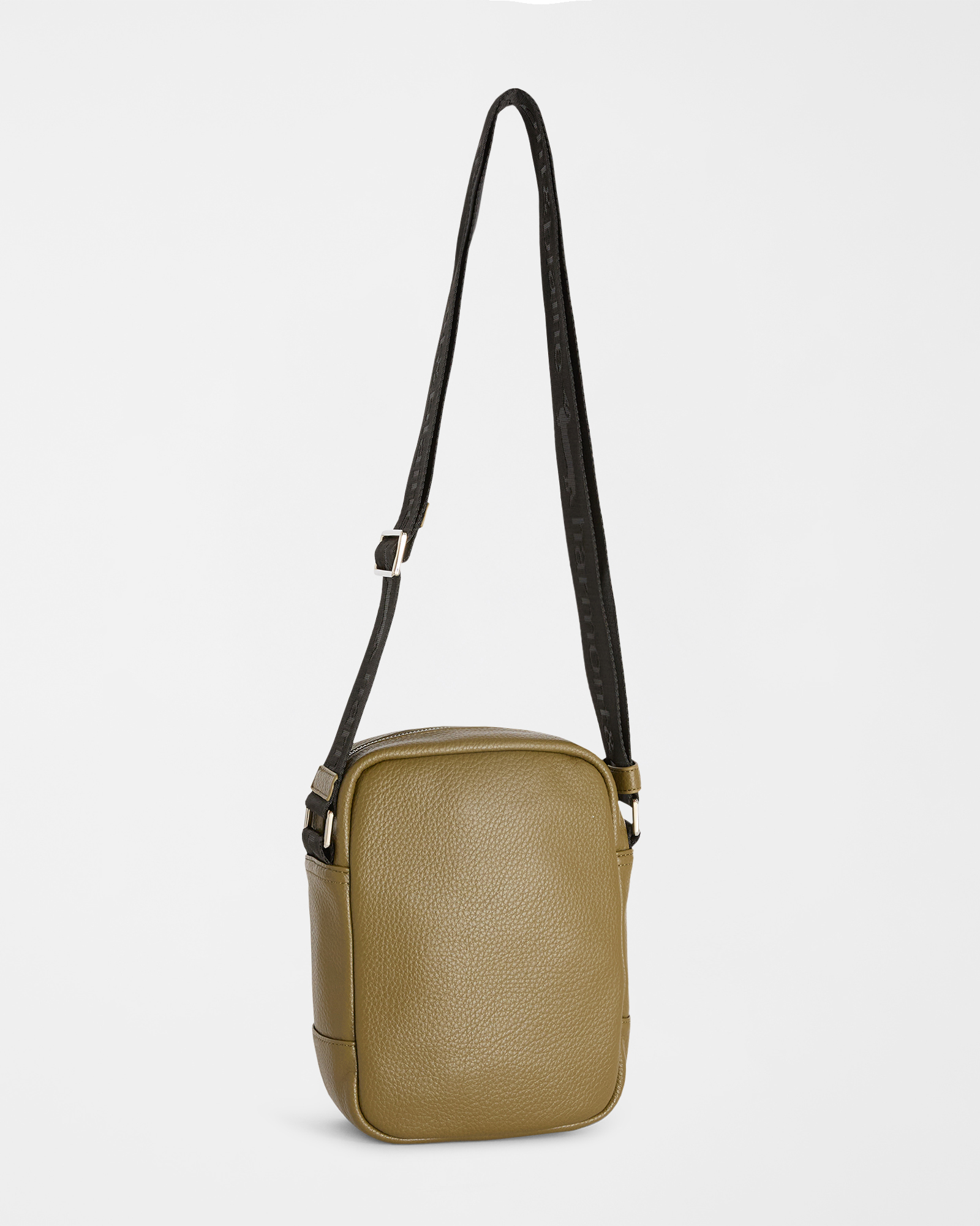 Men's faux leather cross-body bag