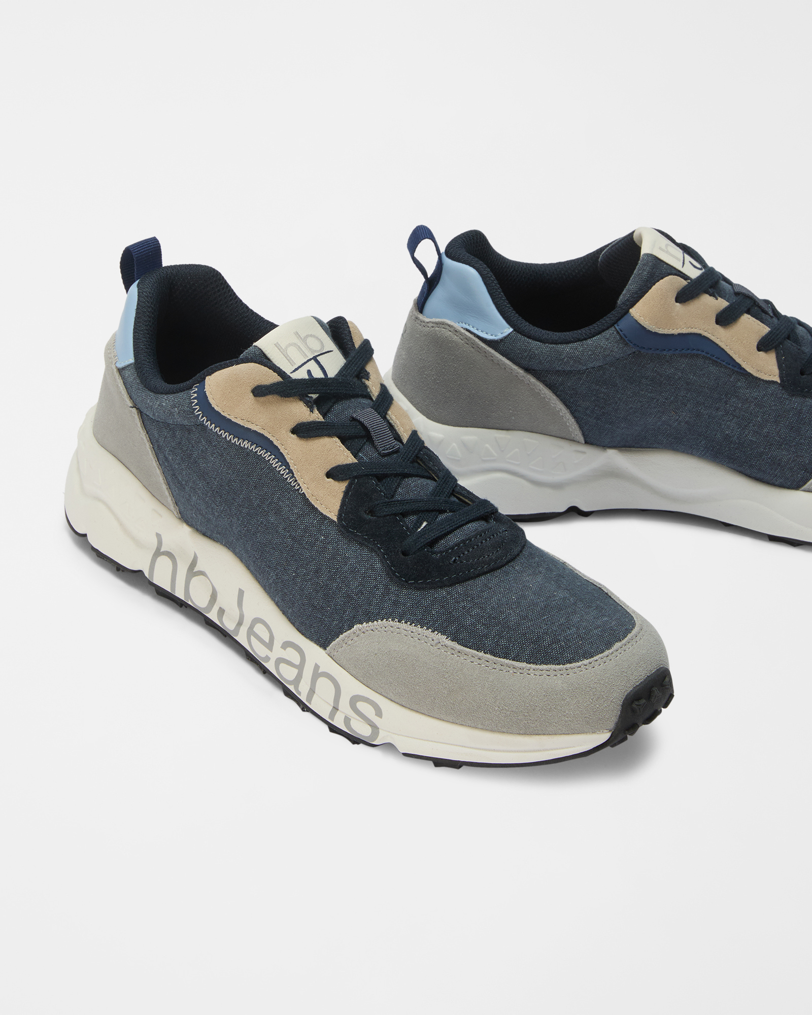 Sneaker Uomo Chunky, Blu chiaro, large image number 3