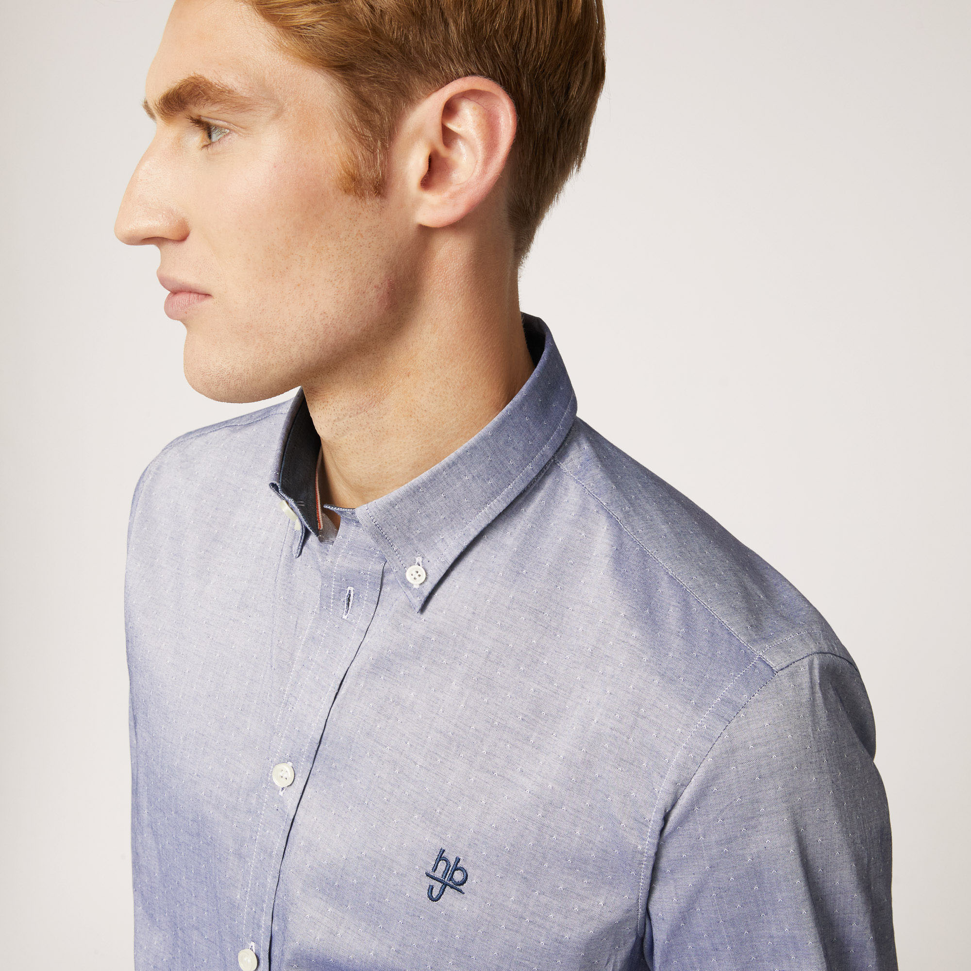 NARROW M/L COLLO MONTECARLO 2 TEX, Grigio Acciaio, large image number 2