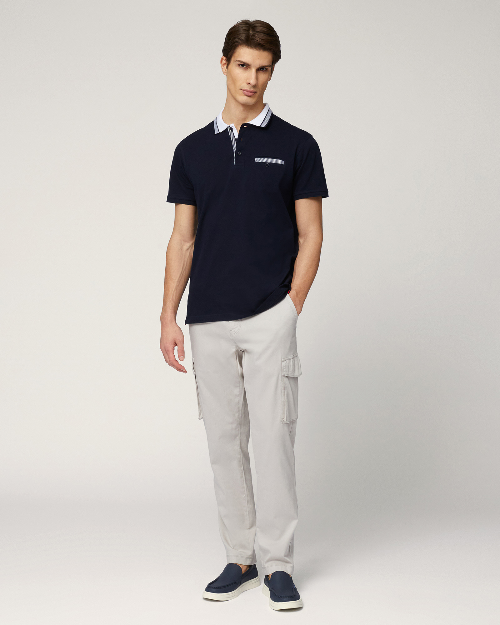 Chino Pants With Cargo Pockets, Sand, large image number 3