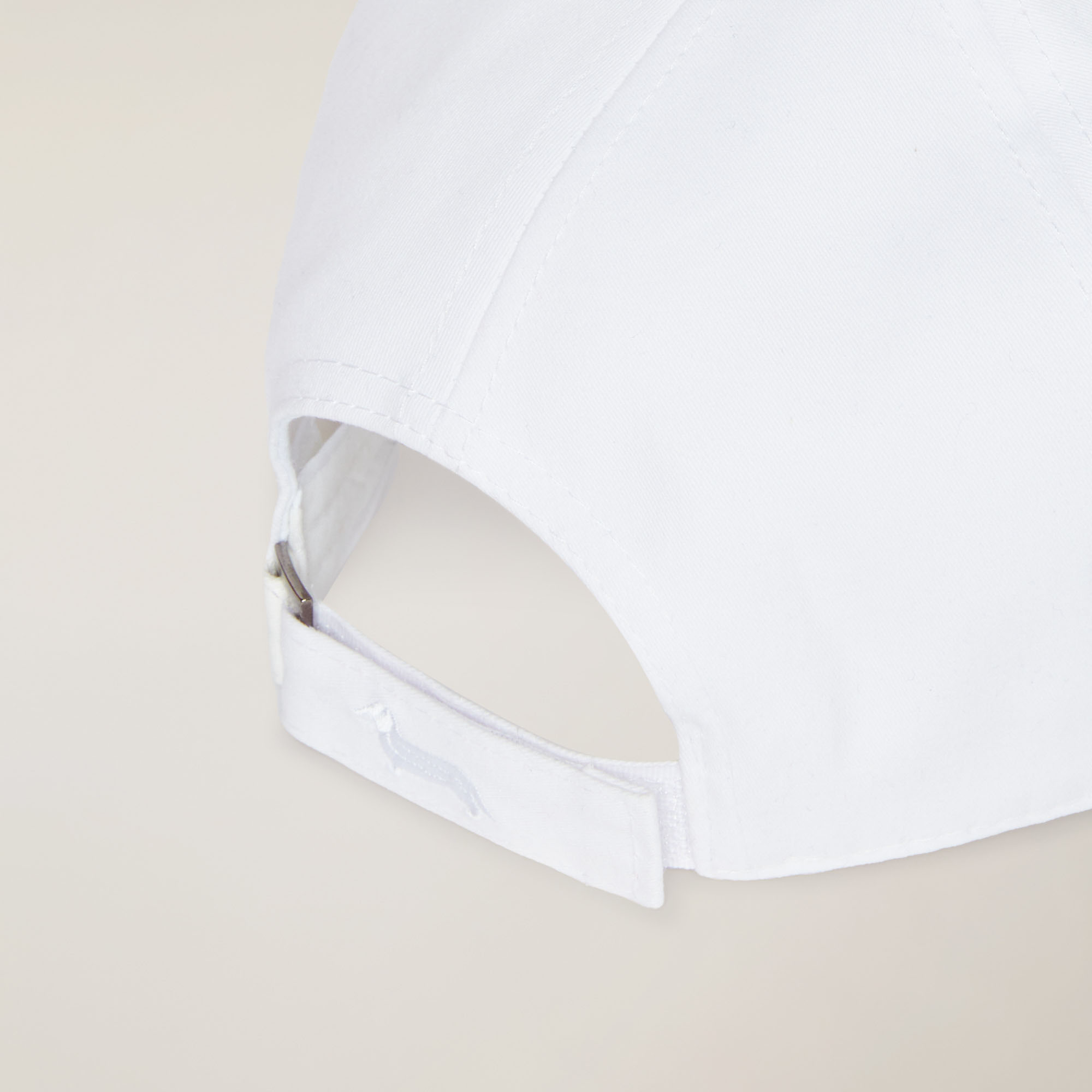 Gorra de béisbol con logotipo, Blanco, large image number 1