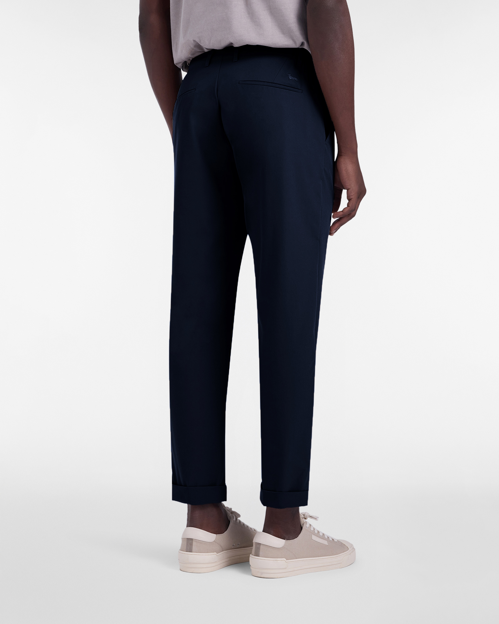 Men's D-Fit chino pants with elasticated waistband