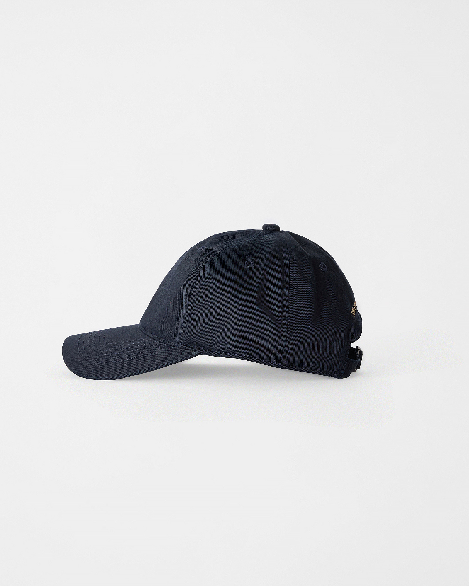 Cappello baseball da uomo in twill di cotone con bassotto ricamato, BLU NAVY, large