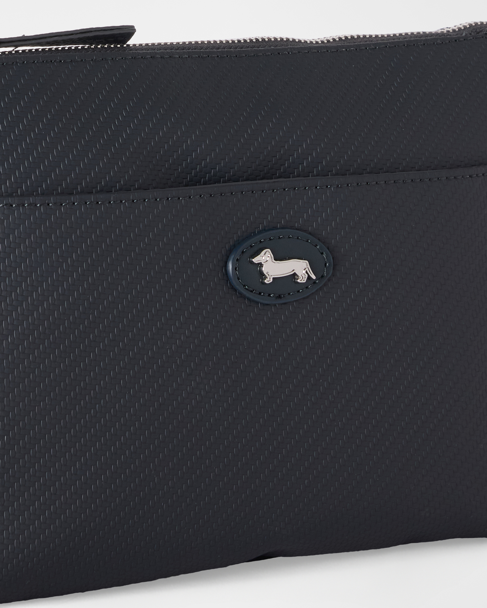 Flat Pouch with Handle Hunter 008, NAVY BLUE, large image number 3