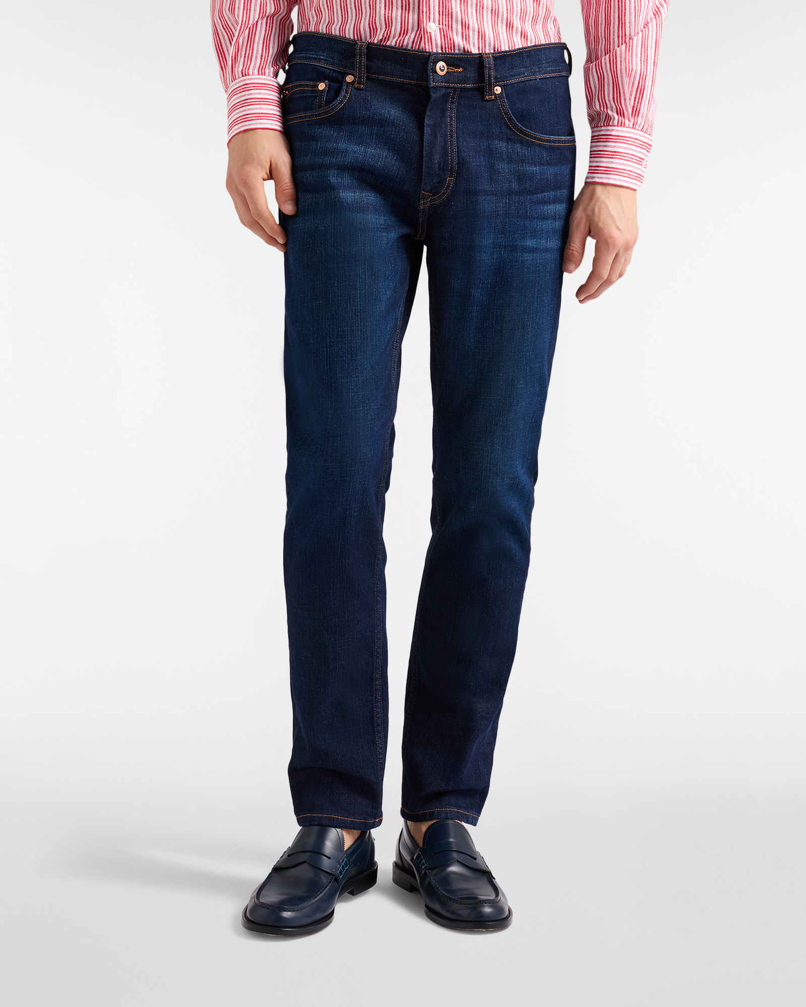 Men's narrow-fit 5-pocket jeans
