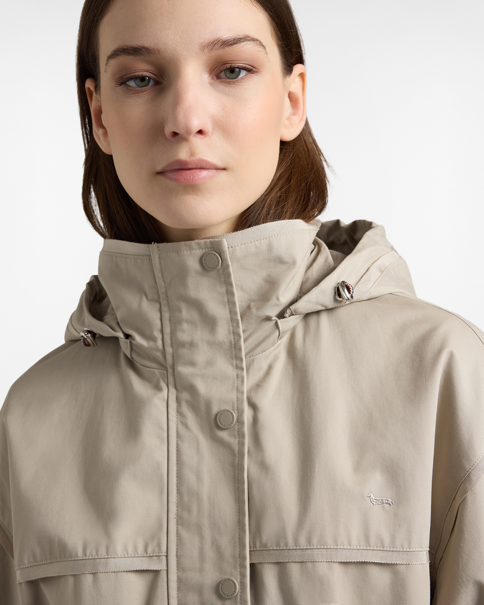 Giacca con cappuccio e coulisse, Grigio, large image number 2