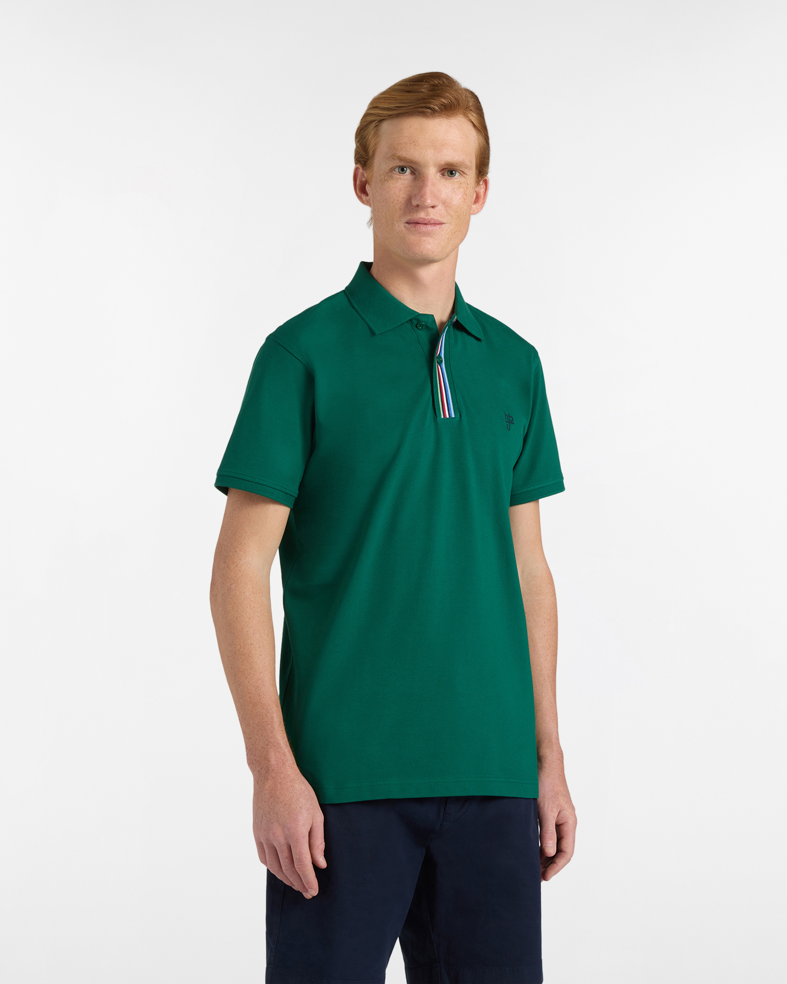 Polo uomo regular colletto multicolore