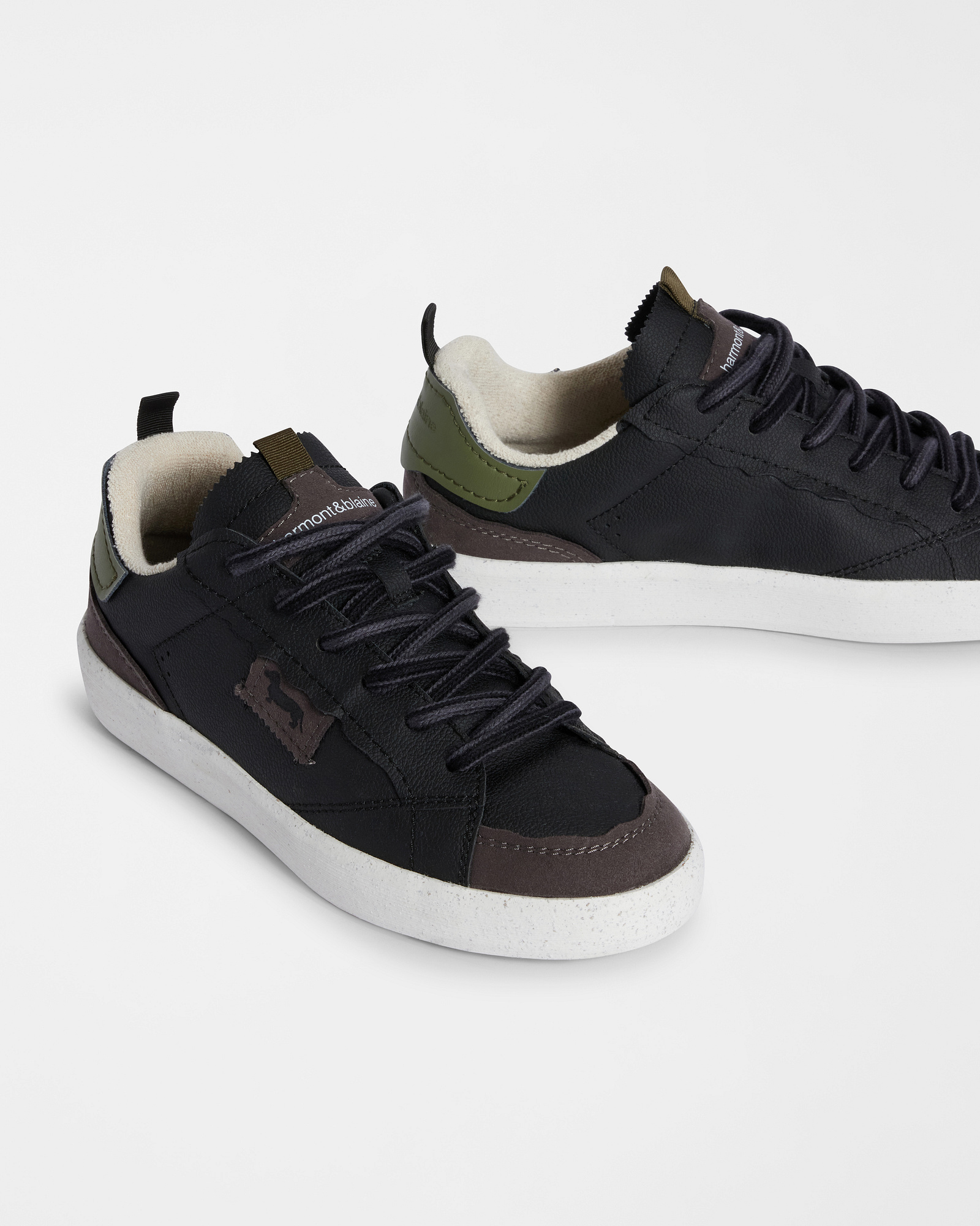 Sneakers with Suede Inserts, Gray, large image number 3