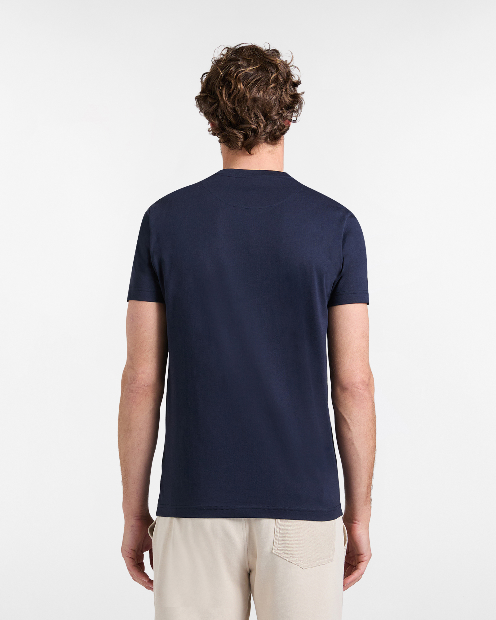 T‑shirt Uomo con Fasce e Logo Stampato Narrow Fit