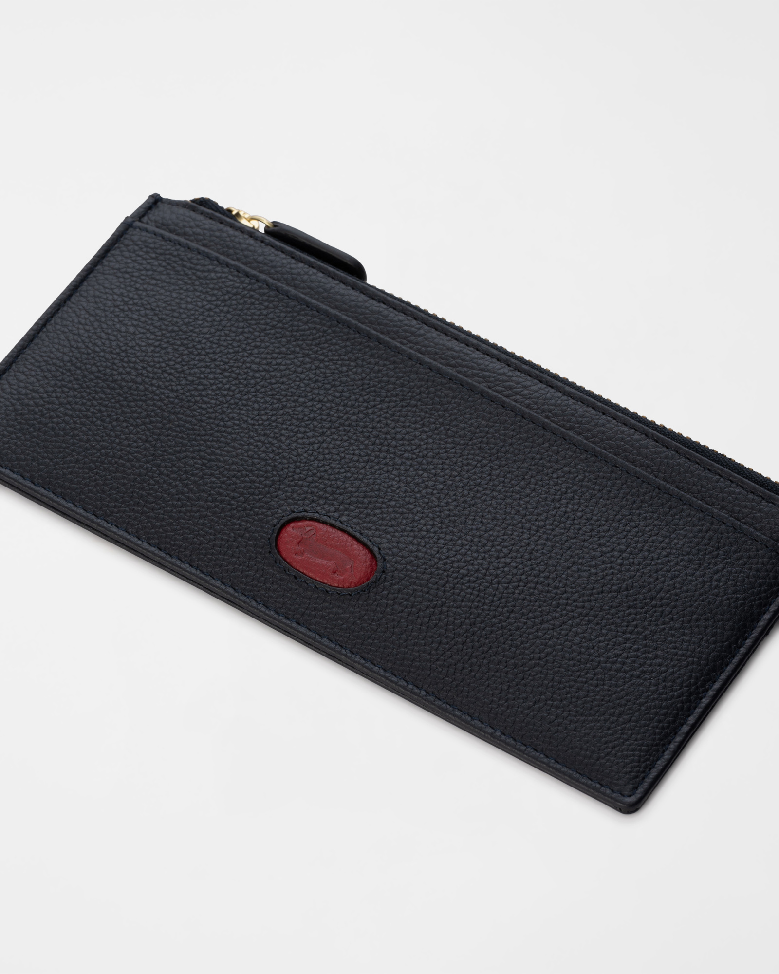 Genuine Leather Women&rsquo;s Wallet, NAVY BLUE, large