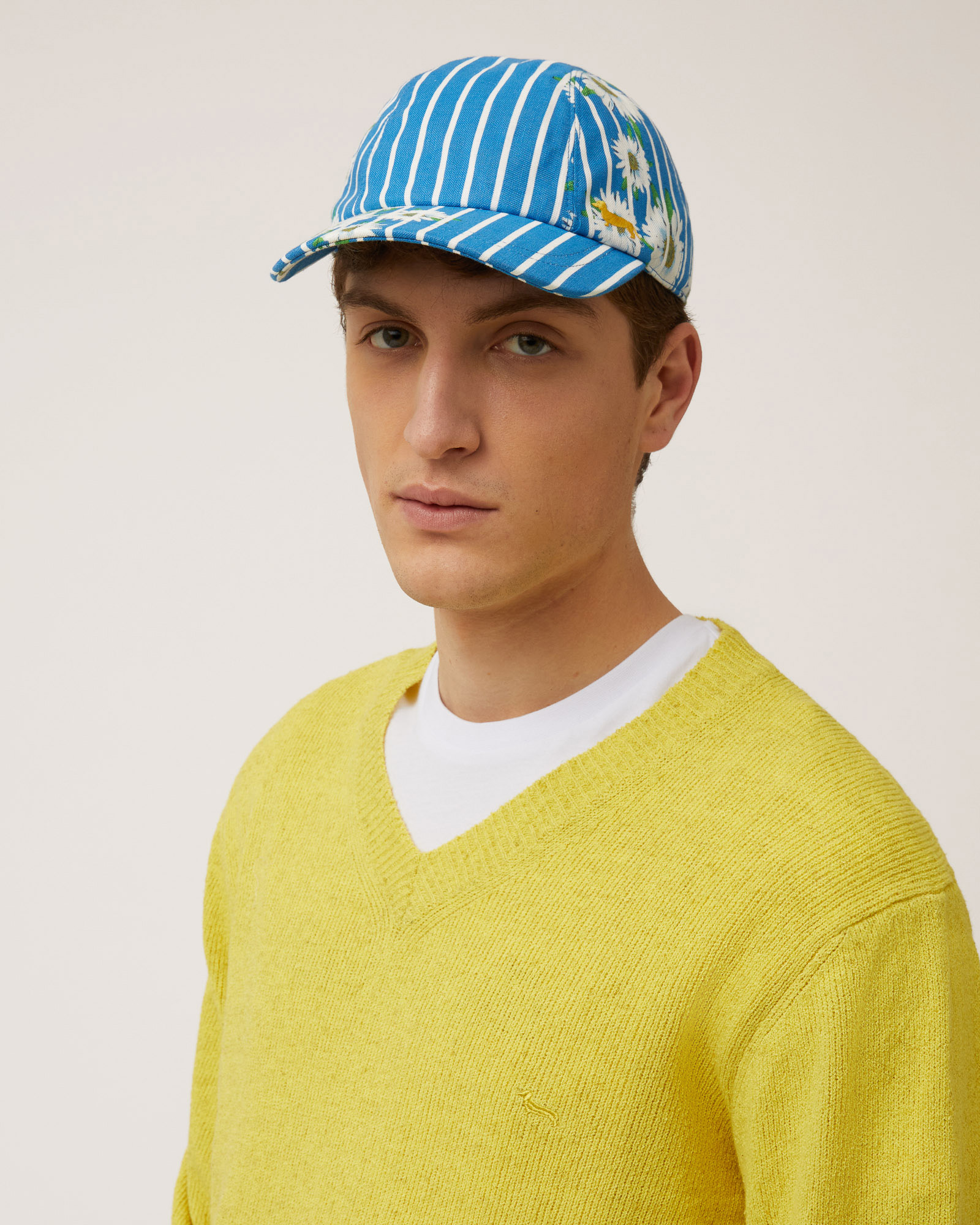 Mare Print Baseball Cap, Light Blue, large image number 2