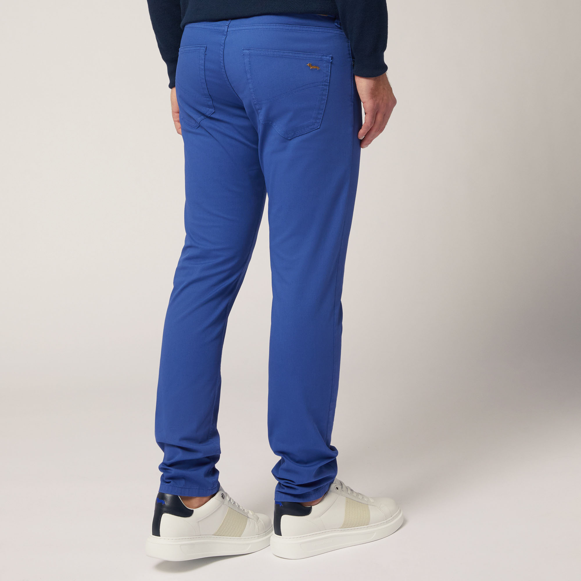 Narrow Five-Pocket Pants, Hydrangea, large image number 1