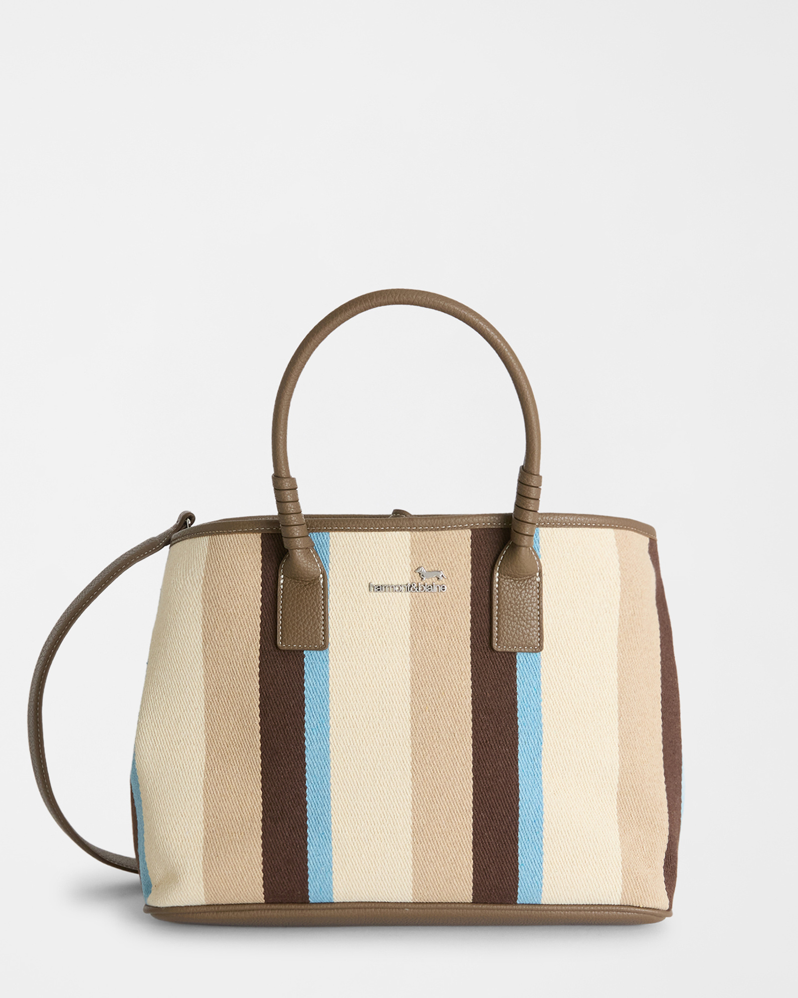 Shopper media con righe