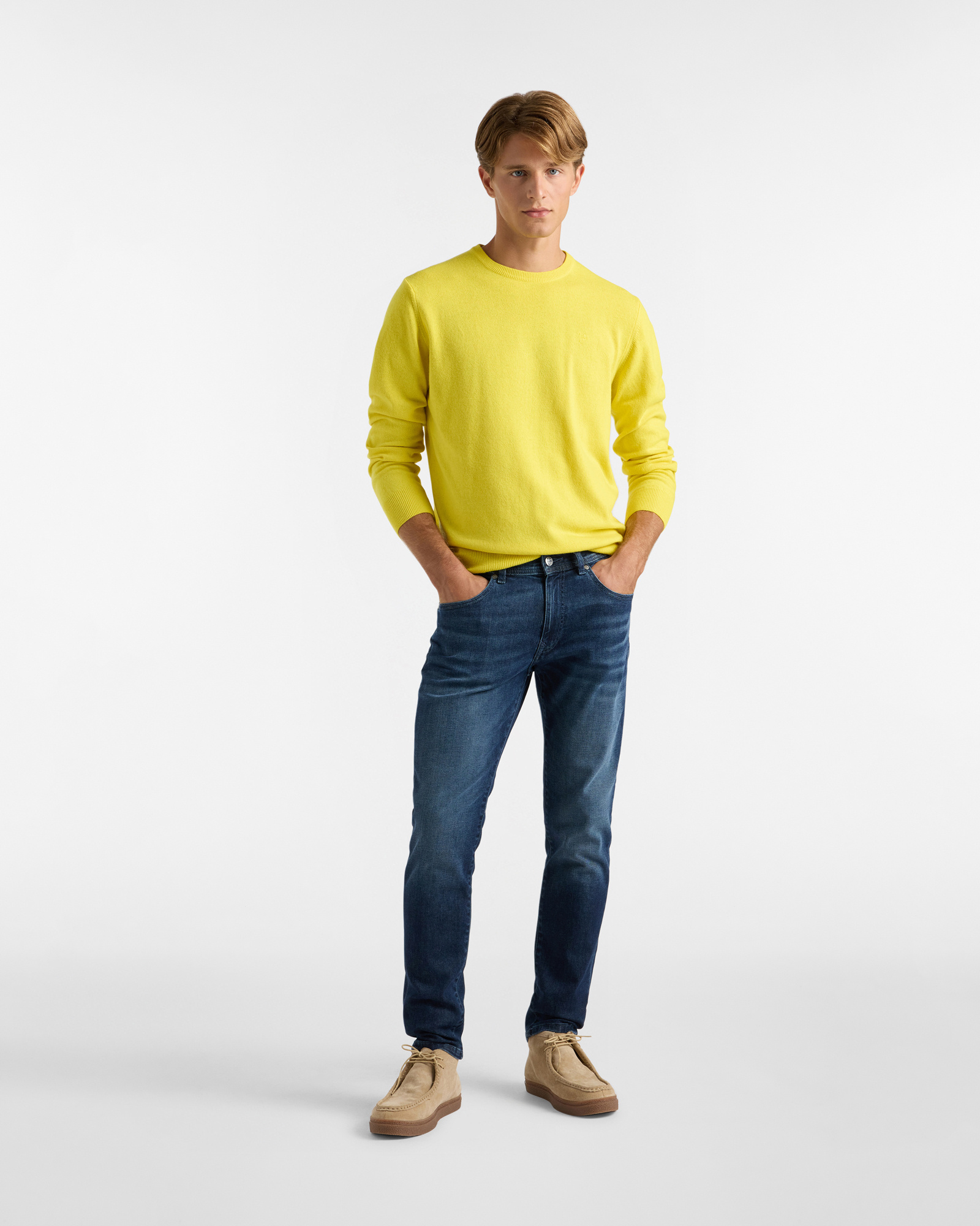 Maglione Girocollo basic, Verde Oliva, large image number 3