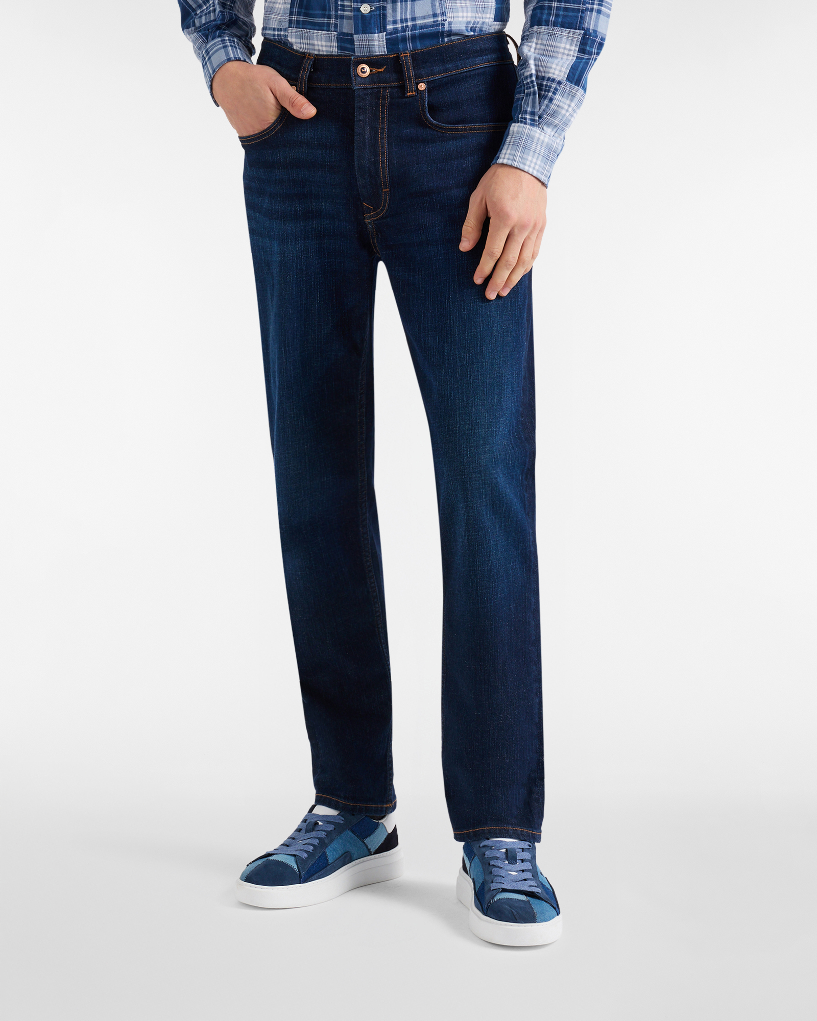 Men's narrow-fit 5-pocket jeans