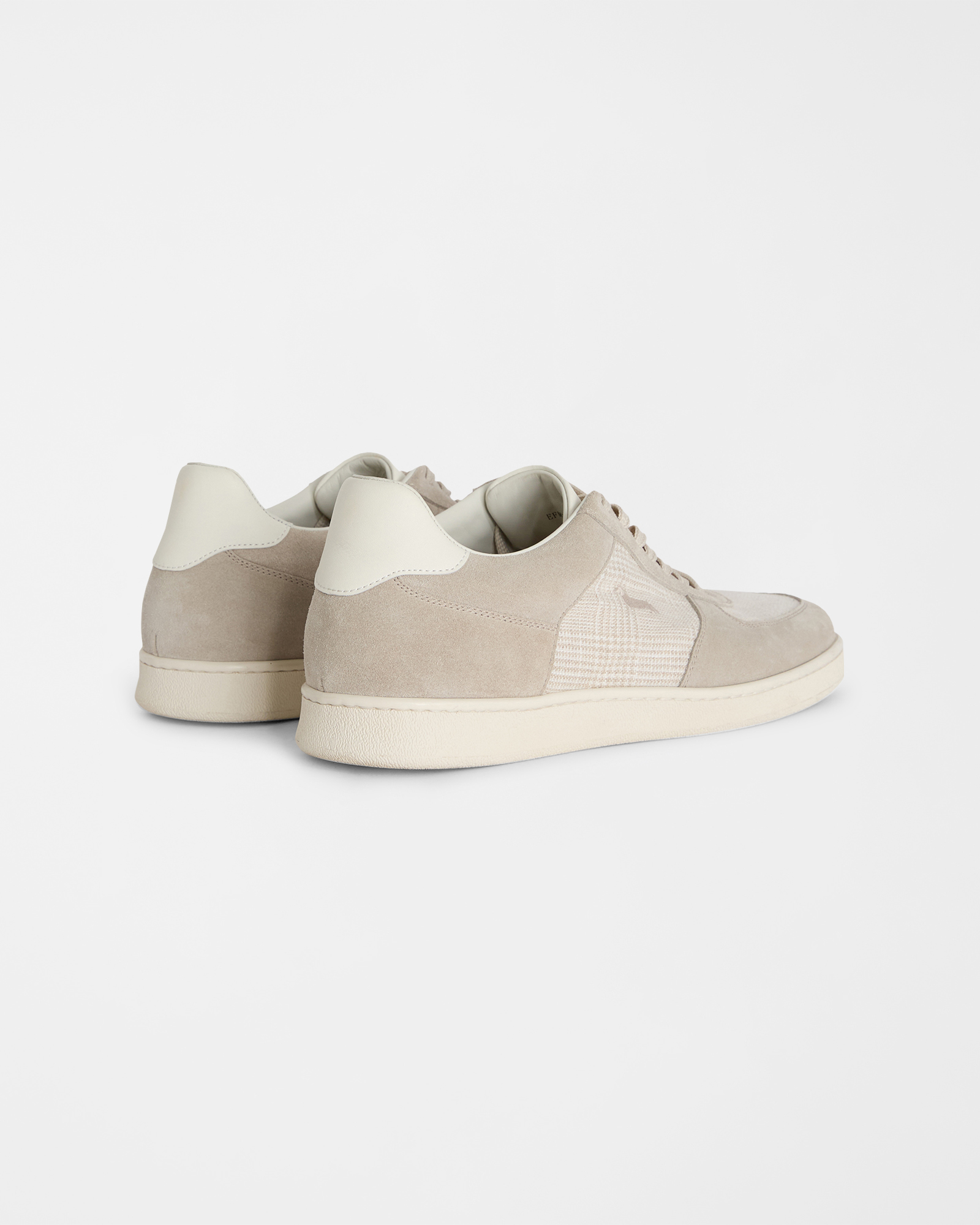 Mixed fabric sneakers, Beige, large image number 2