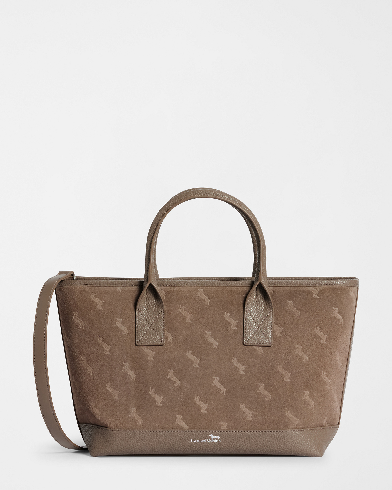 Leather Bag with Dachshunds