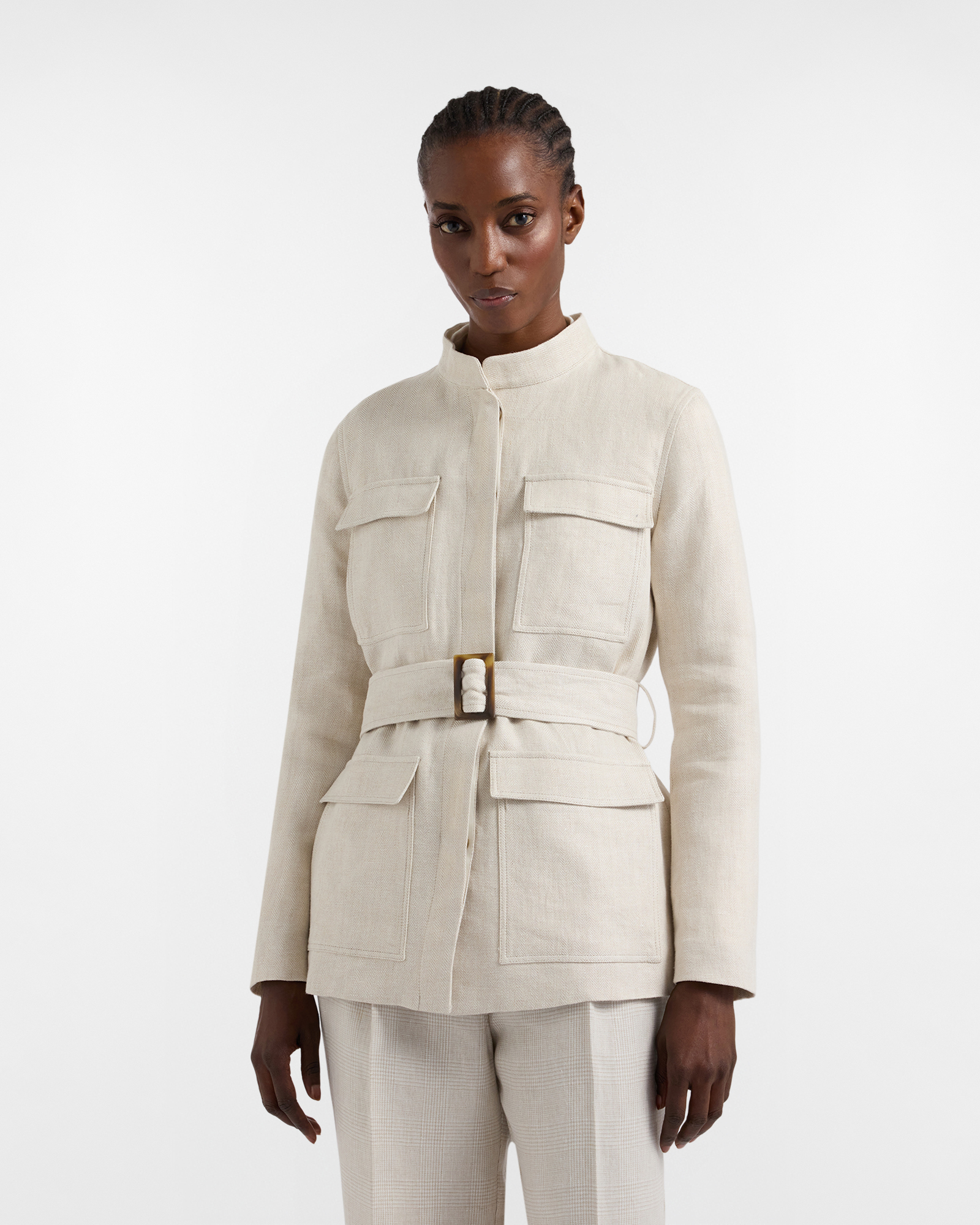 Women's Craftsmanship in Color capsule safari jacket