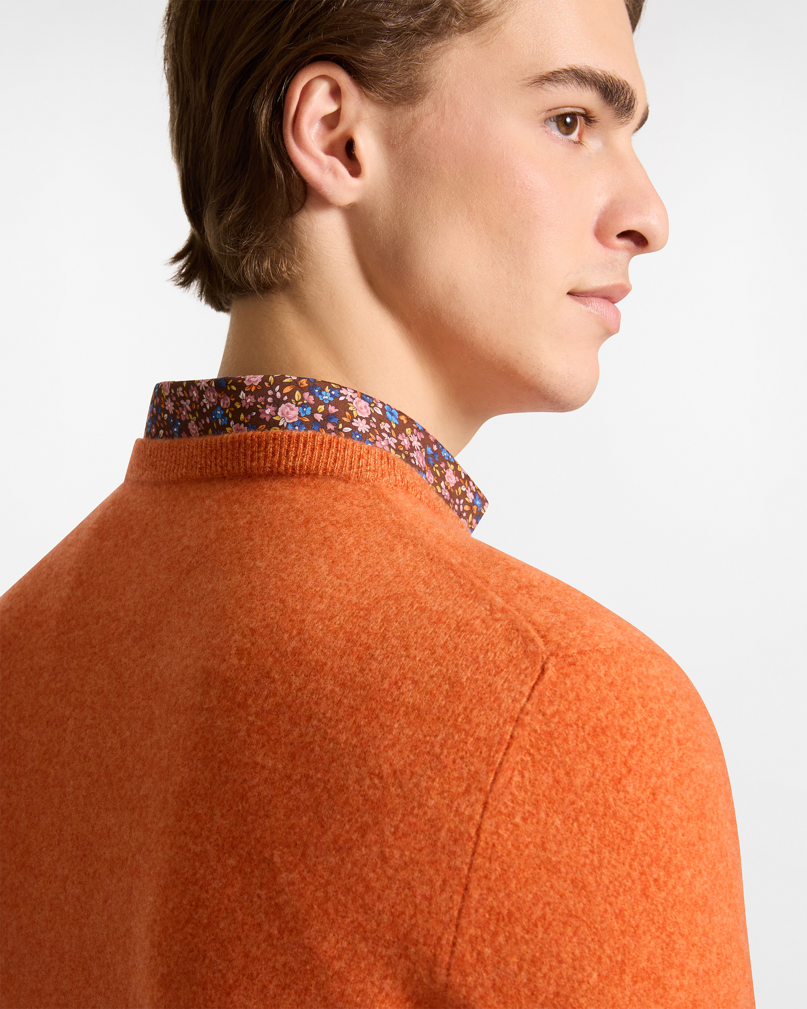 Lambswool Pullover, Orange, large image number 2