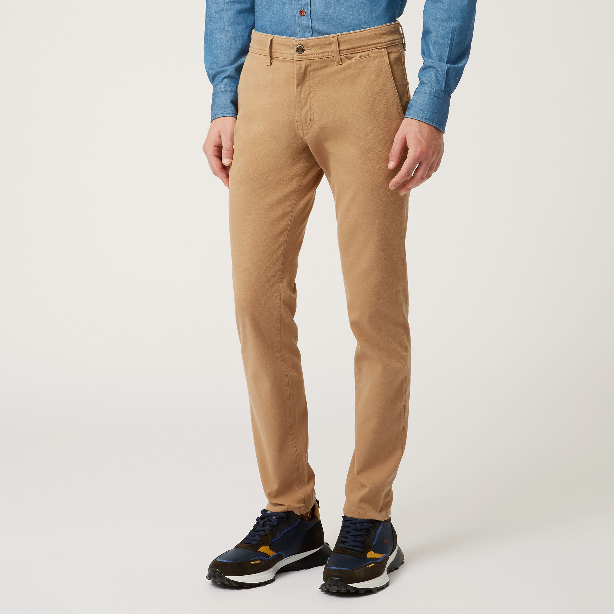 Colorfive Art Academy Five-Pocket Pants, Brown, large image number 0