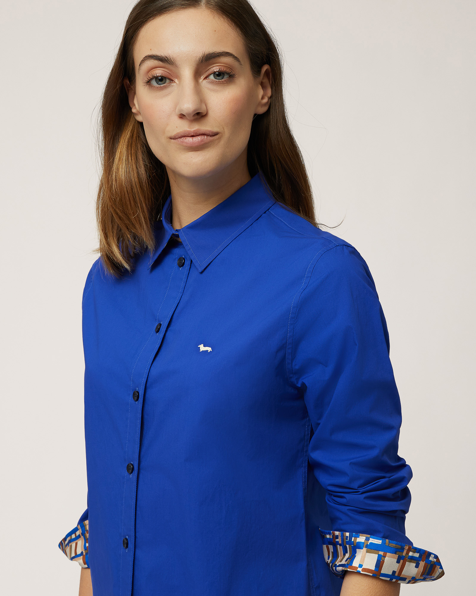Cotton Comfort Shirt, Sport Blue, large image number 2