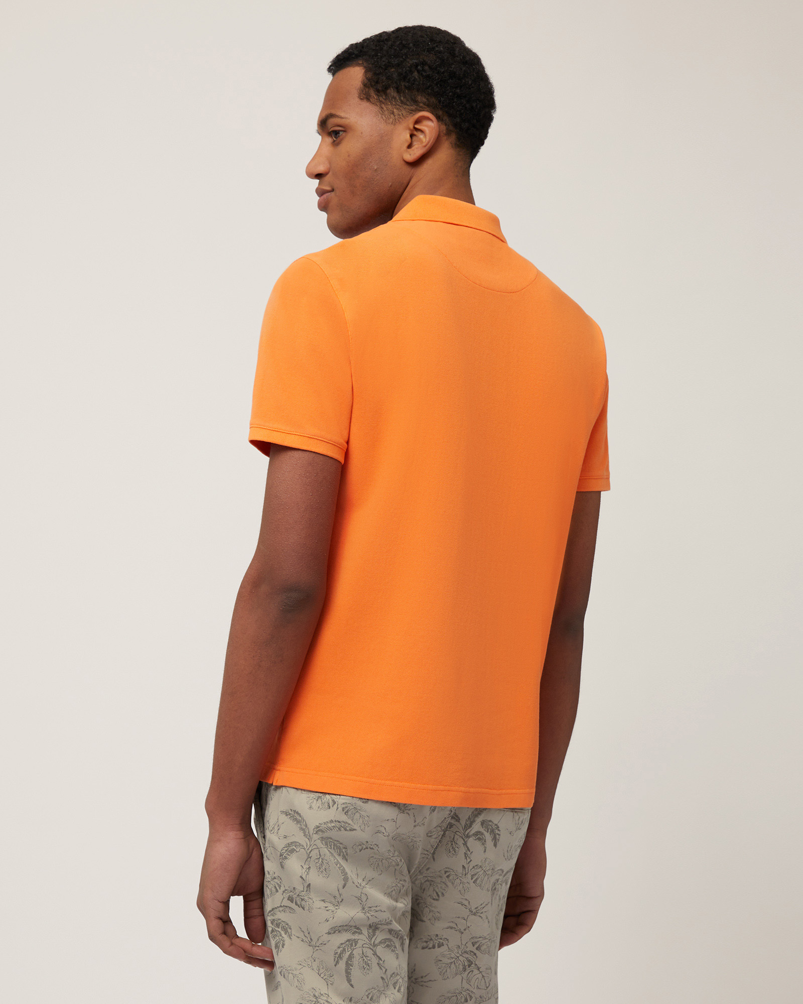 Cotton Regular Polo, Orange, large image number 1