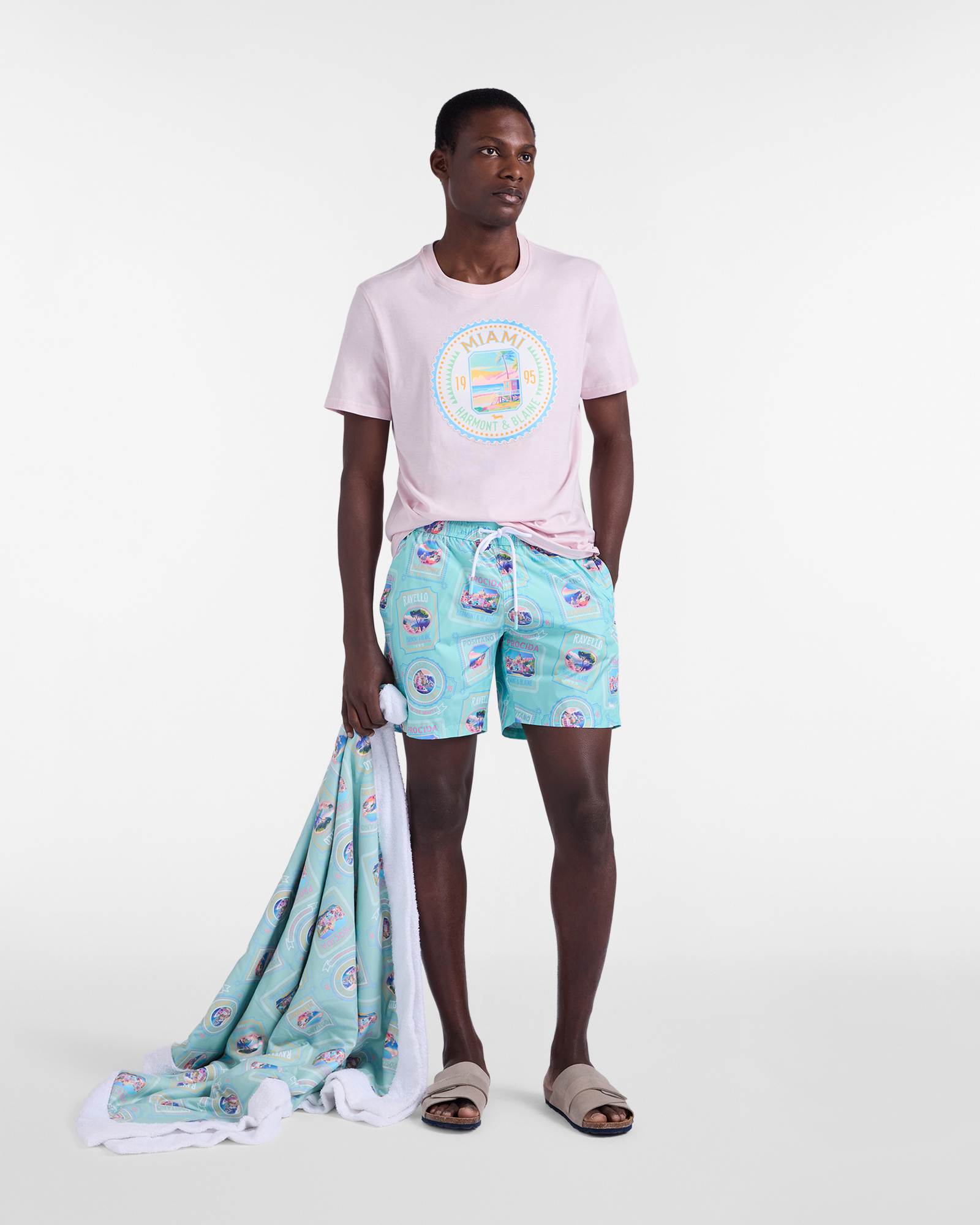 Postcard capsule T-shirt, Red, large image number 3