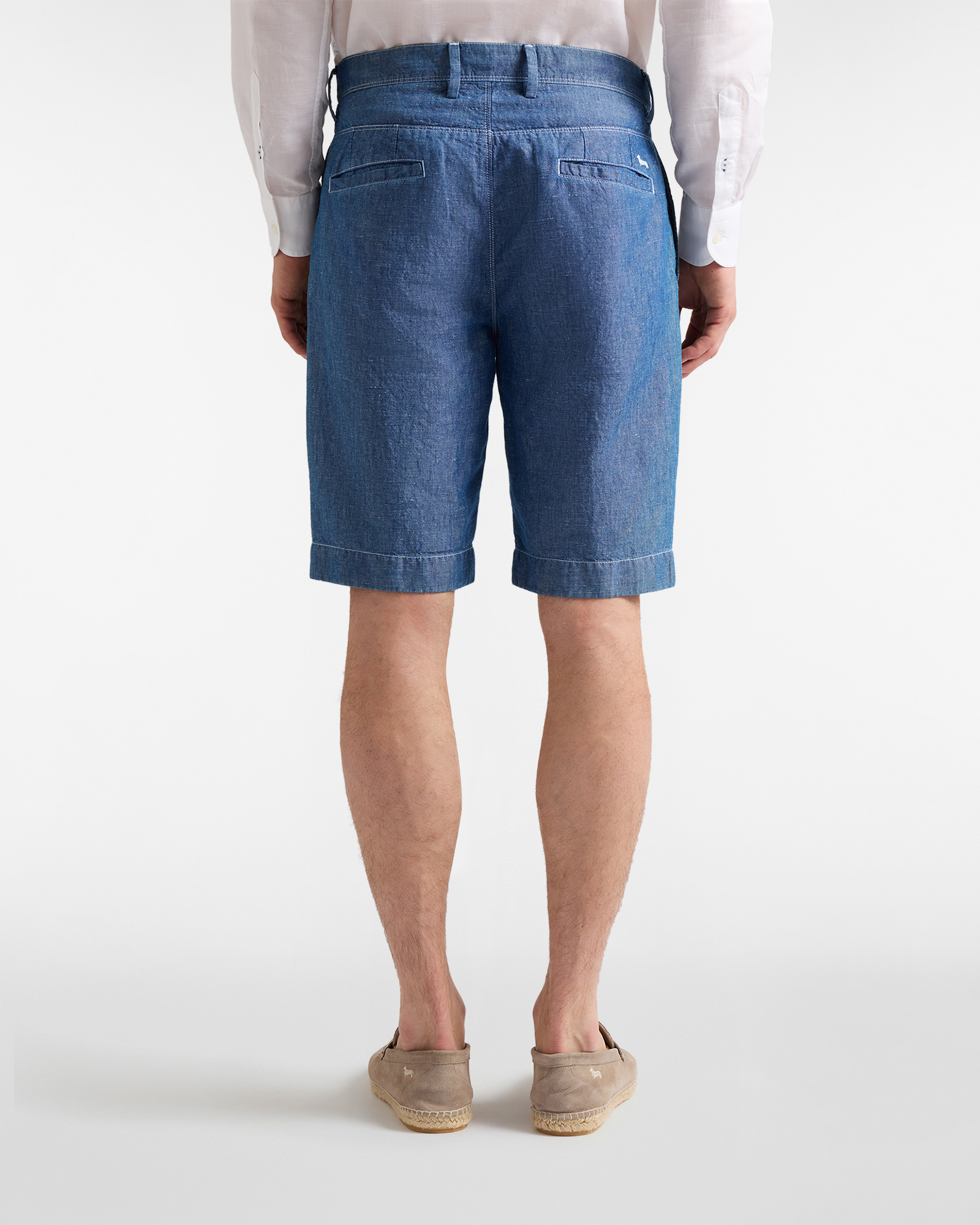 Men's denim bermuda shorts