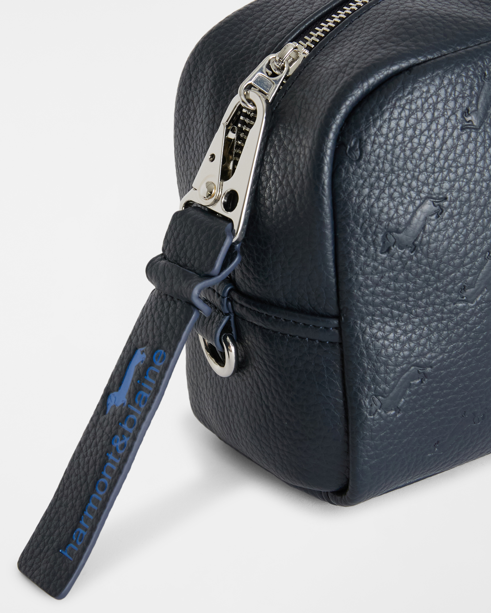 Men&rsquo;s medium-sized all-over dachshund clutch, Blue, large image number 2