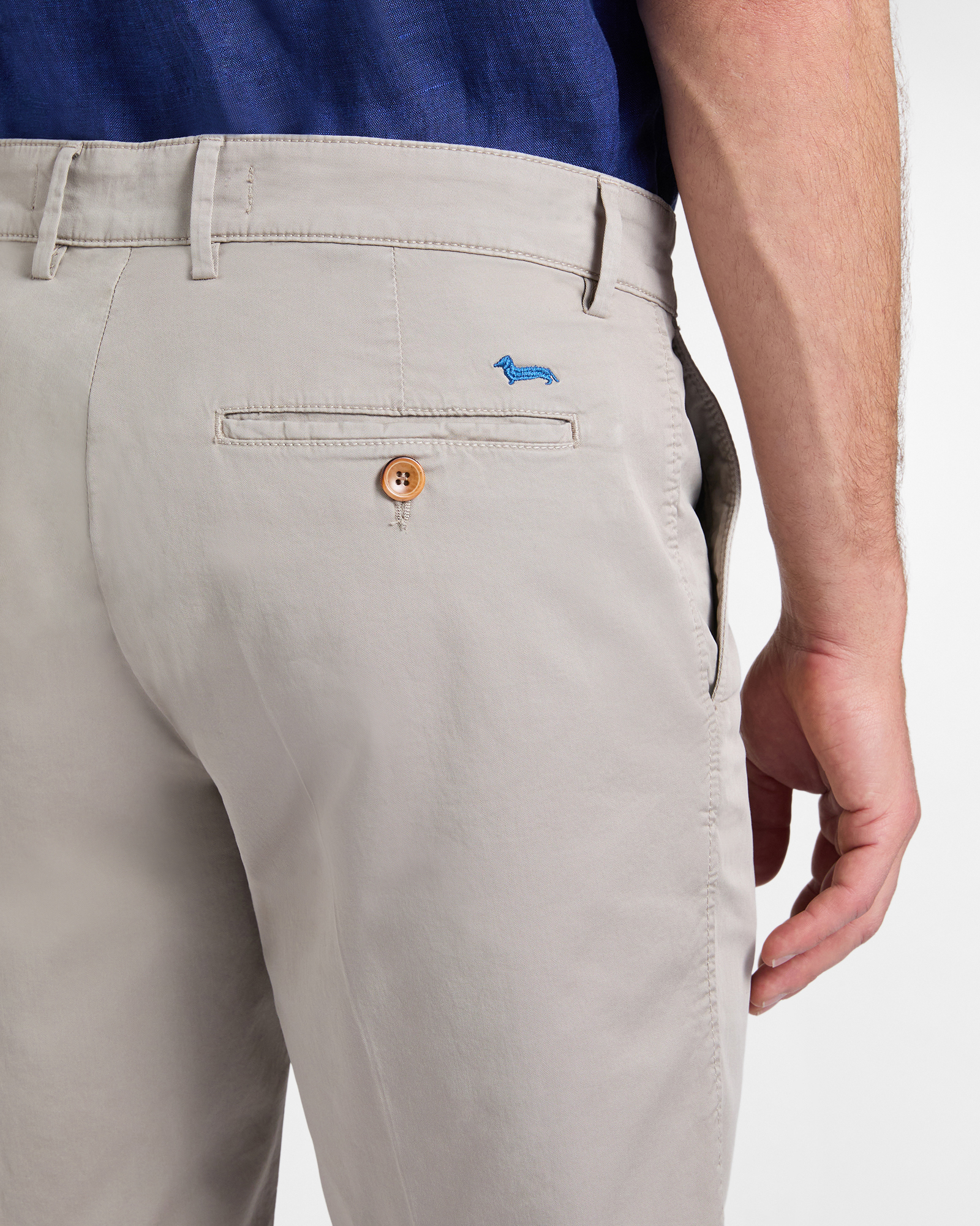 Bermudas b&aacute;sicas de hombre regular fit, Gris, large image number 2