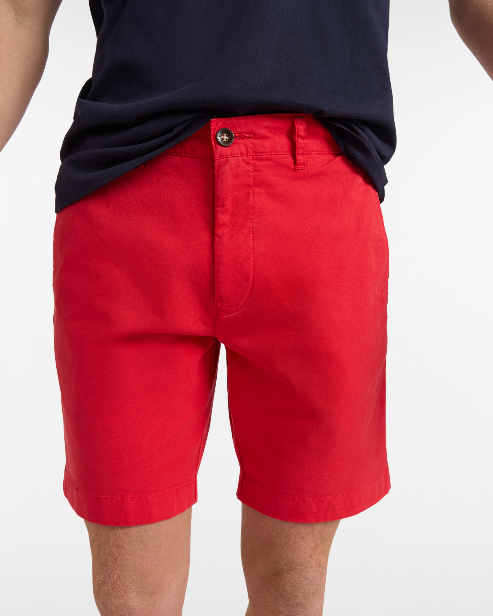 Bermuda Uomo Chino Narrow Fit, Rosso, large image number 2