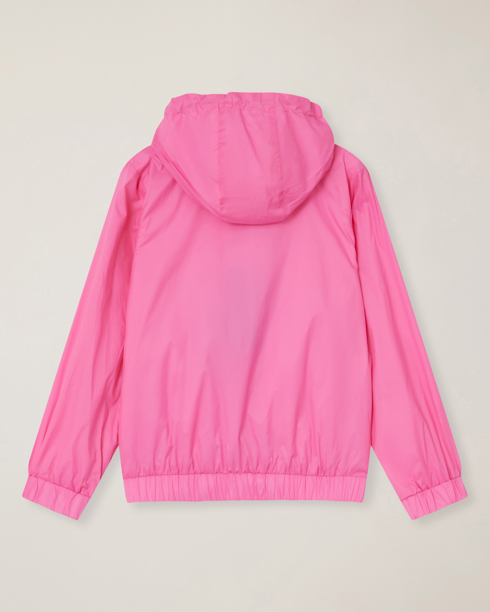 Nylon jacket with hood