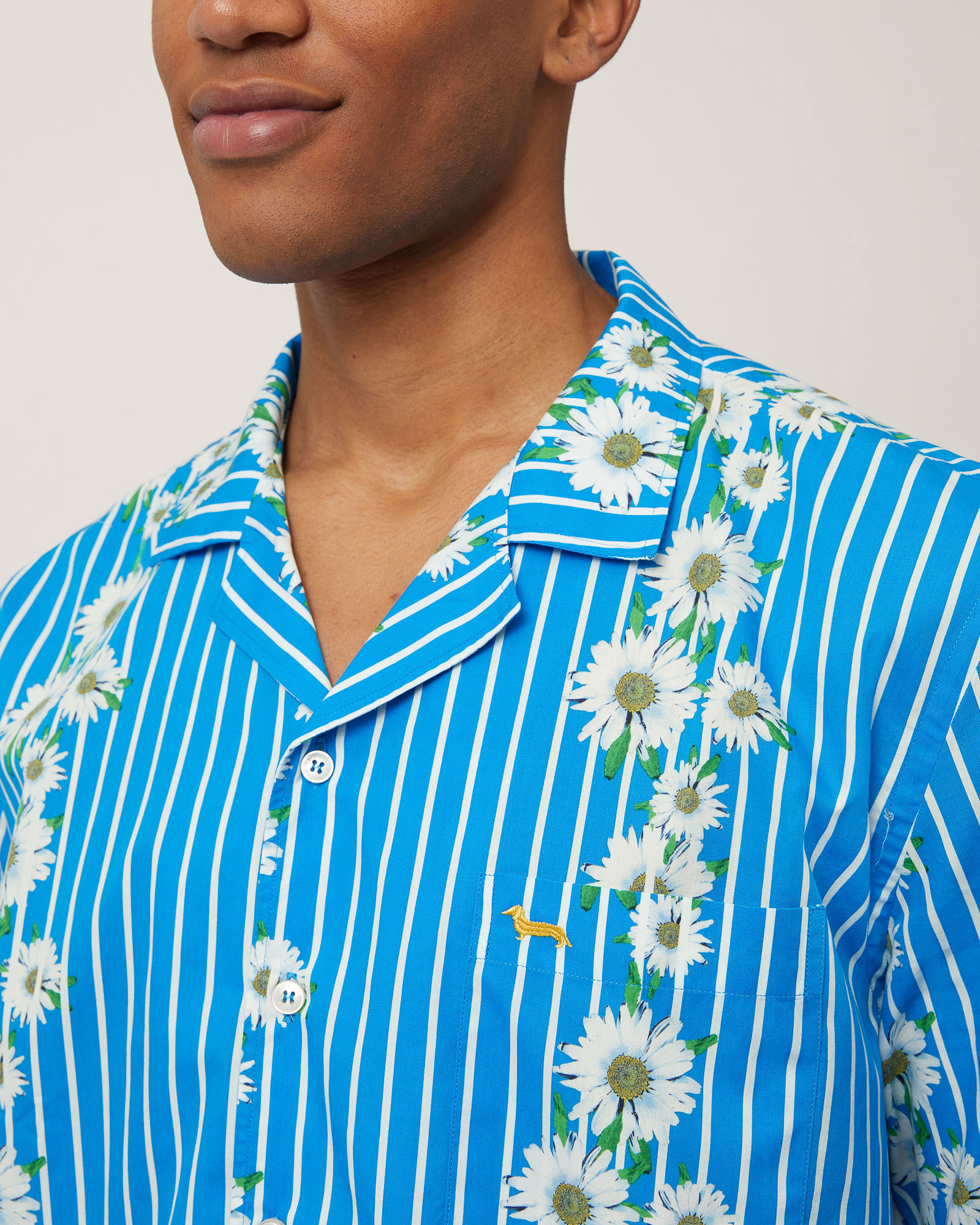 Chemise Bowling Imprimée, Bleu clair, large image number 2