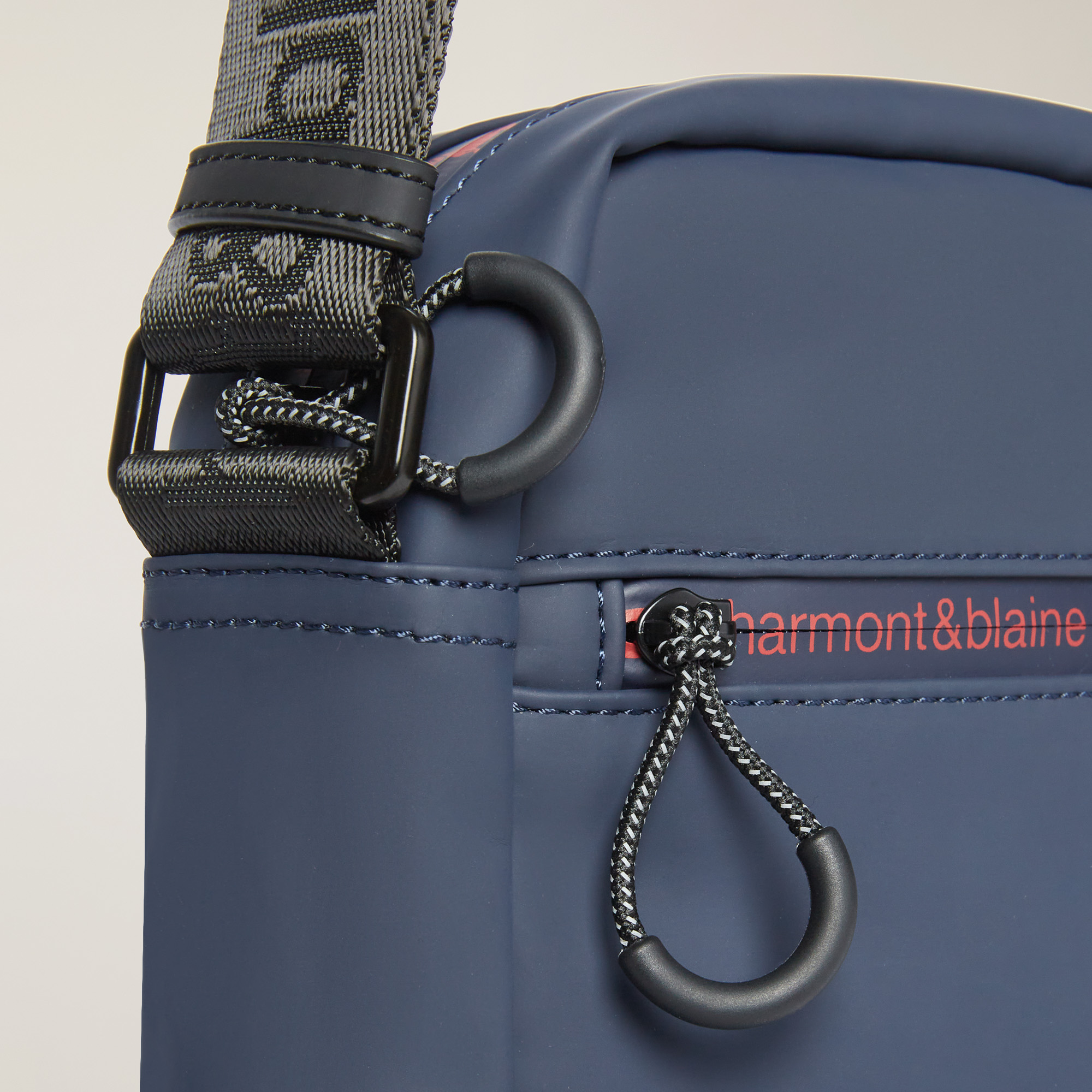 Reporter Bag With Branded Details, Blue, large image number 2
