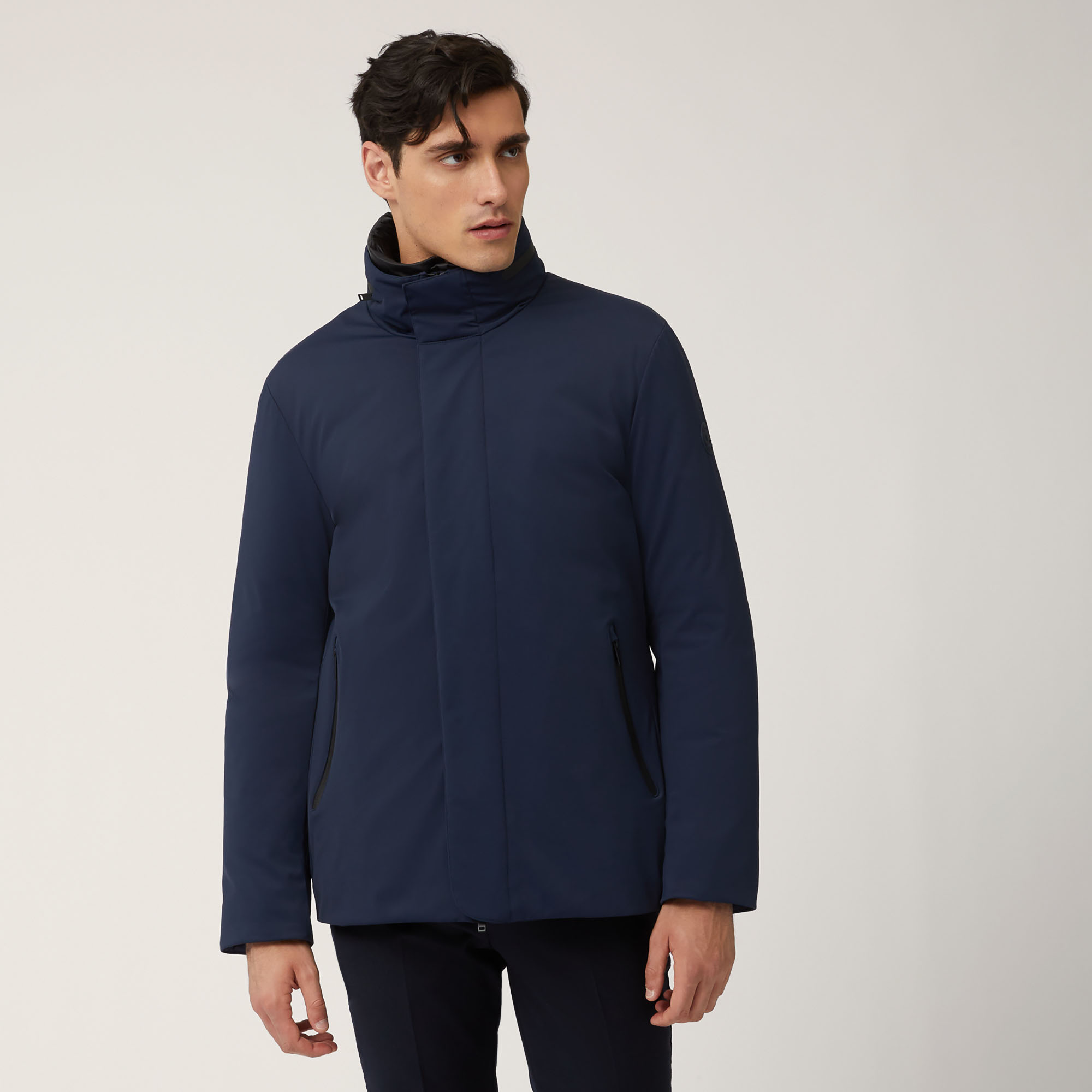 Field Jacket With Inner Padding, Blue, large image number 0