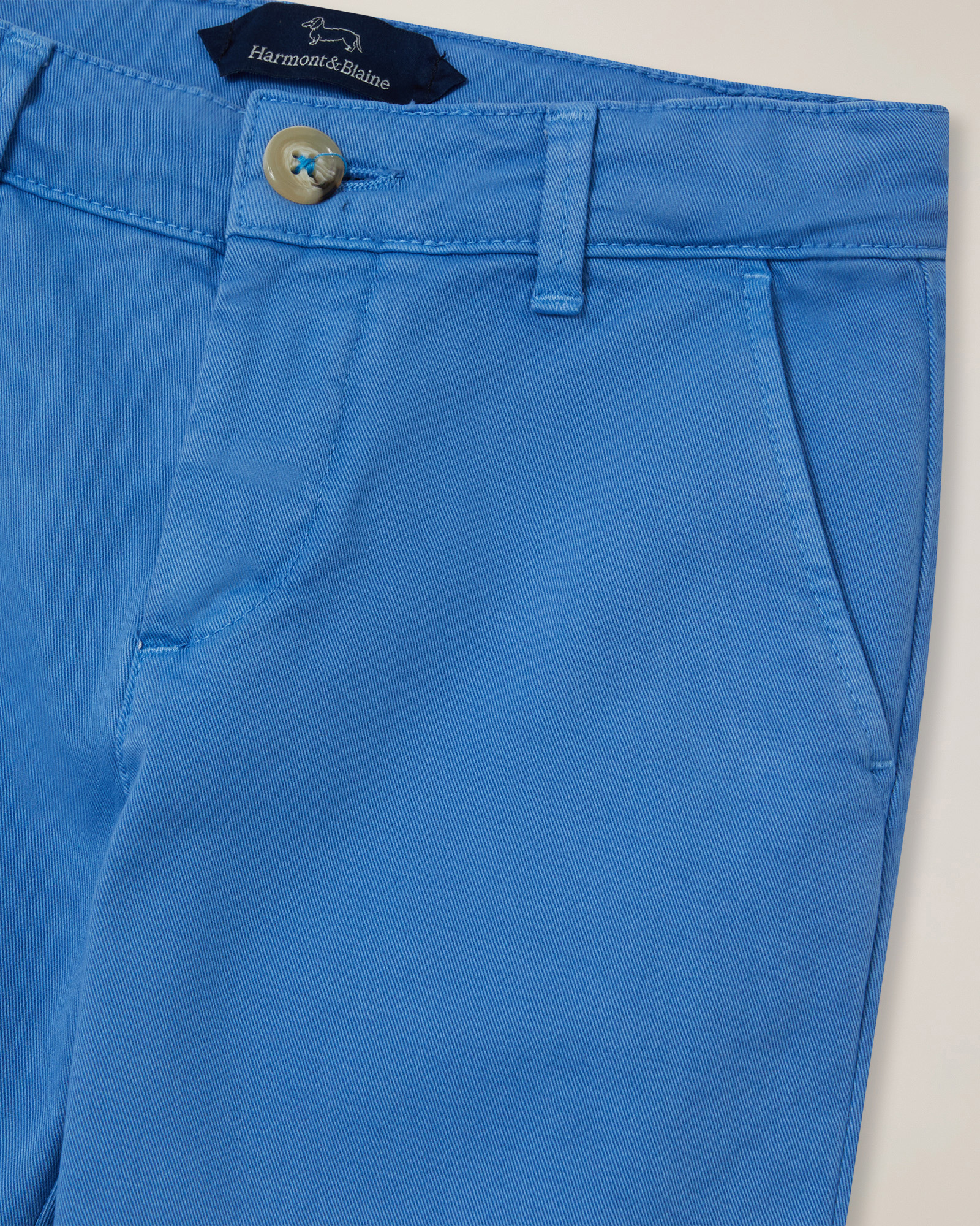 Pantalone in gabardine tasca america , Blu Chiaro, large image number 2