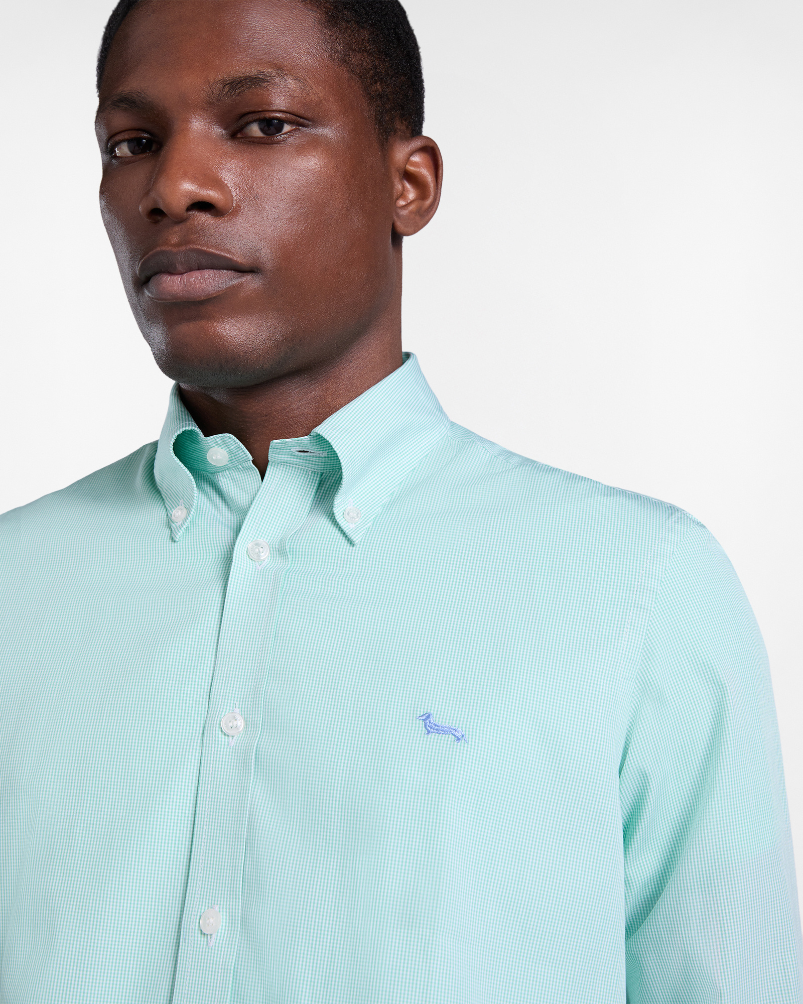 Camicie micro check regular fit