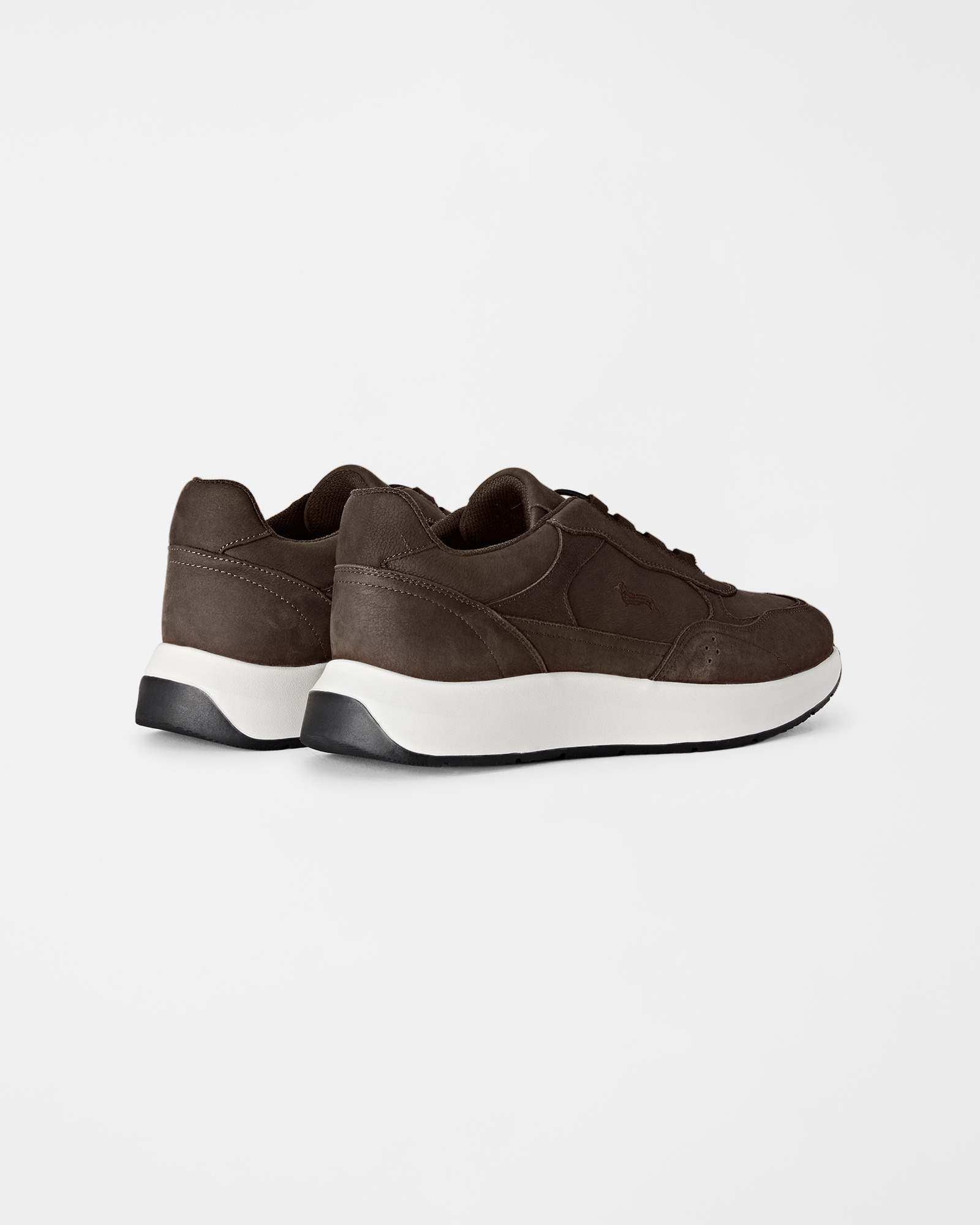 Men's slip-on sneakers with EVA sole, DARK BROWN, large image number 2