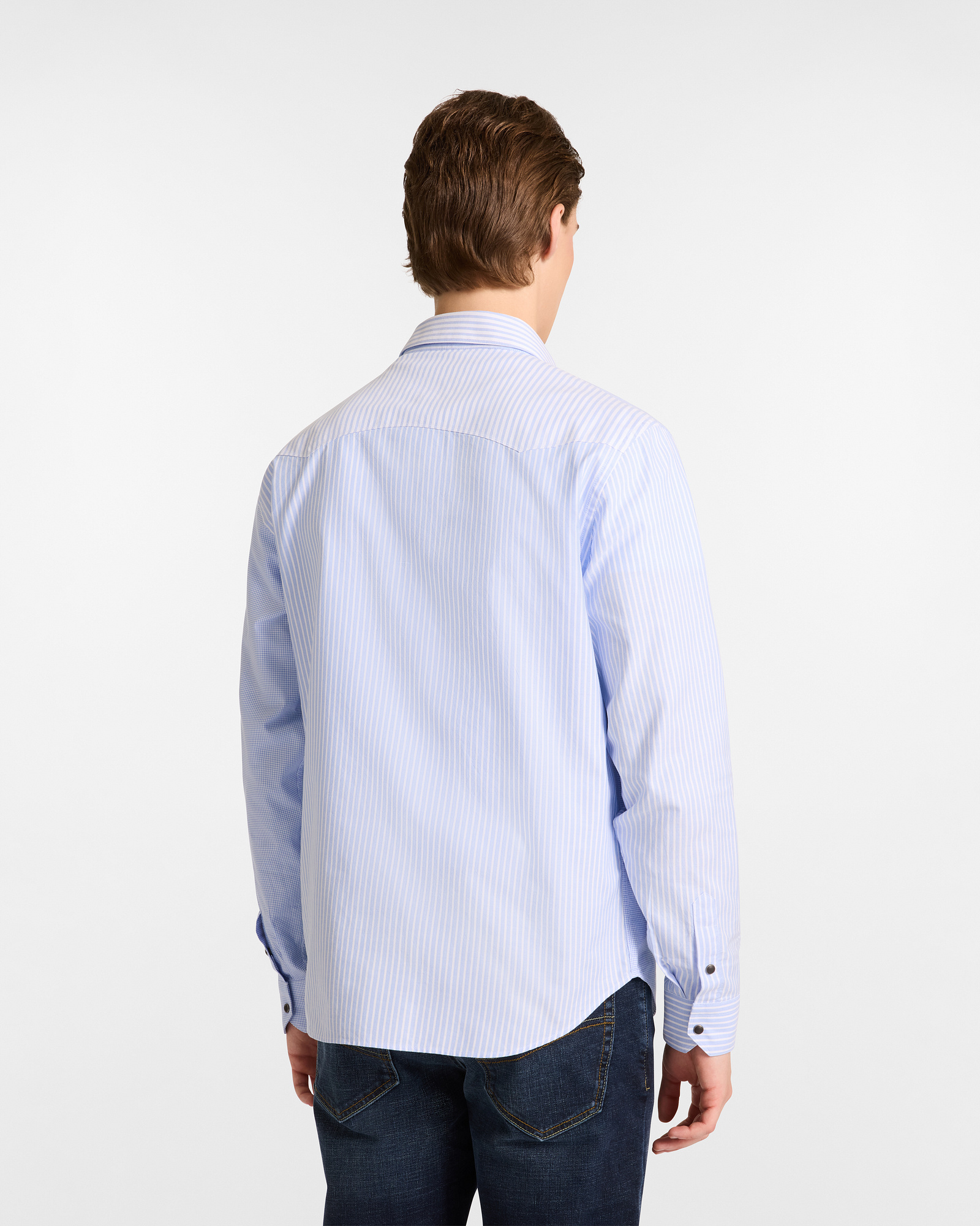 Camisa Western Patchwork, Azul Cielo, large image number 1
