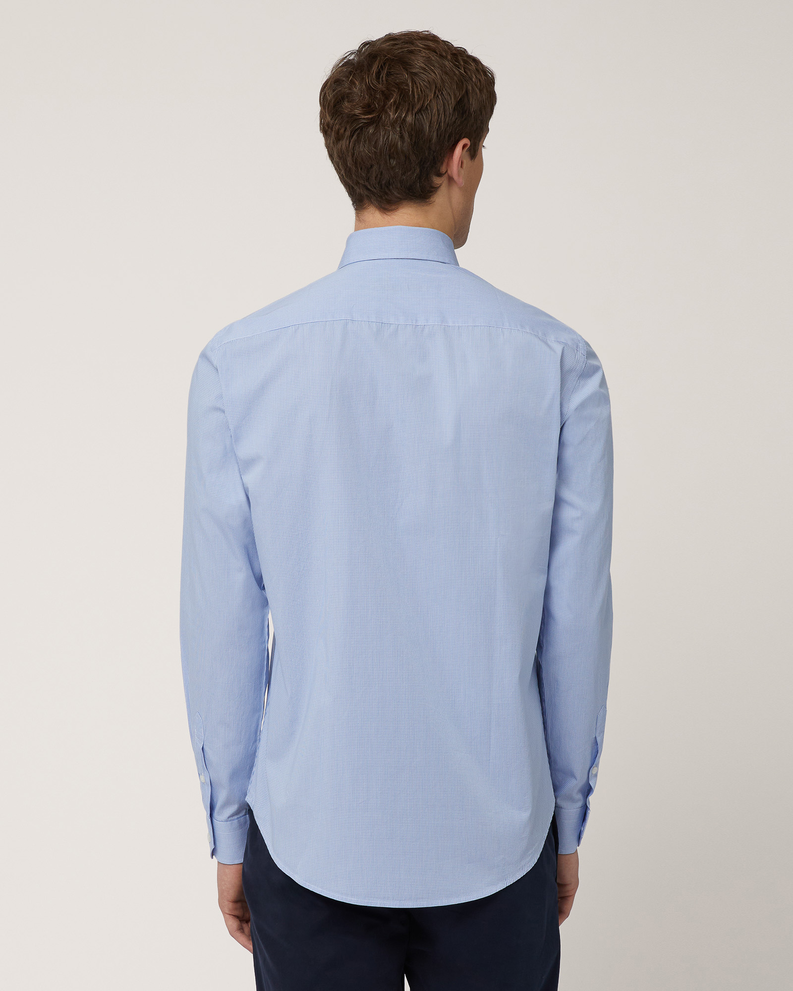 Shirt with Dachshund Embroidery, Sky Blue, large image number 1