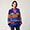 Art Academy Color Block Pullover, Fuchsia, swatch