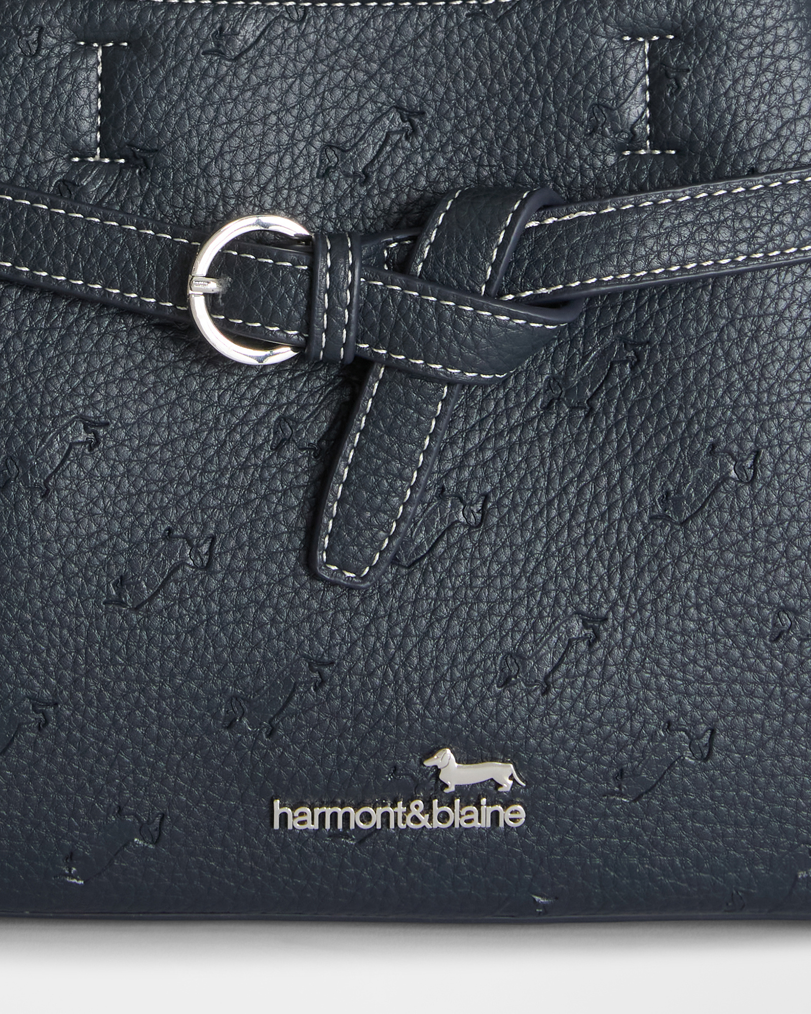 All-over dachshund hand bag, Blue, large image number 2