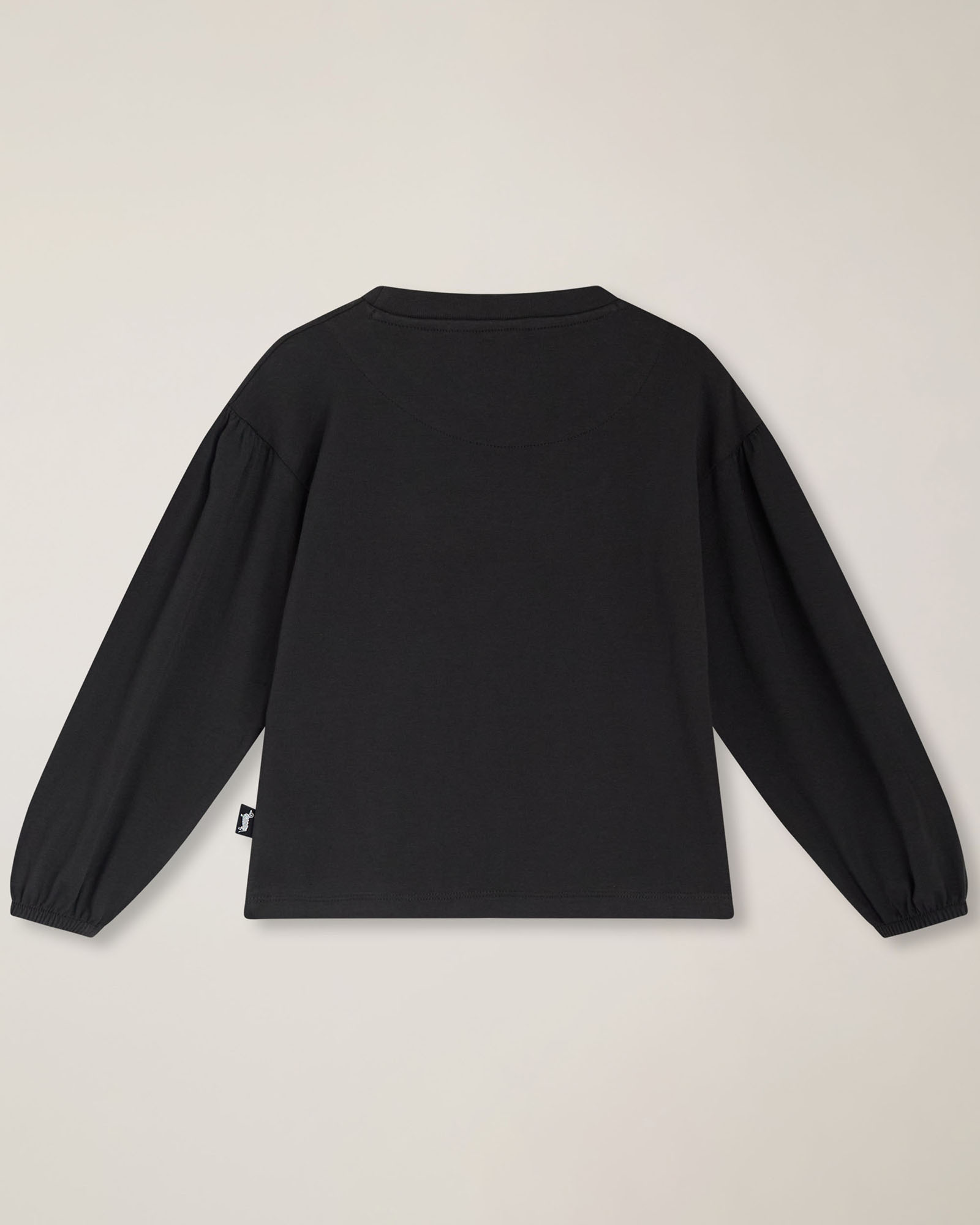 Jersey T‑shirt with sequin logo embroidery, Anthracite, large image number 1